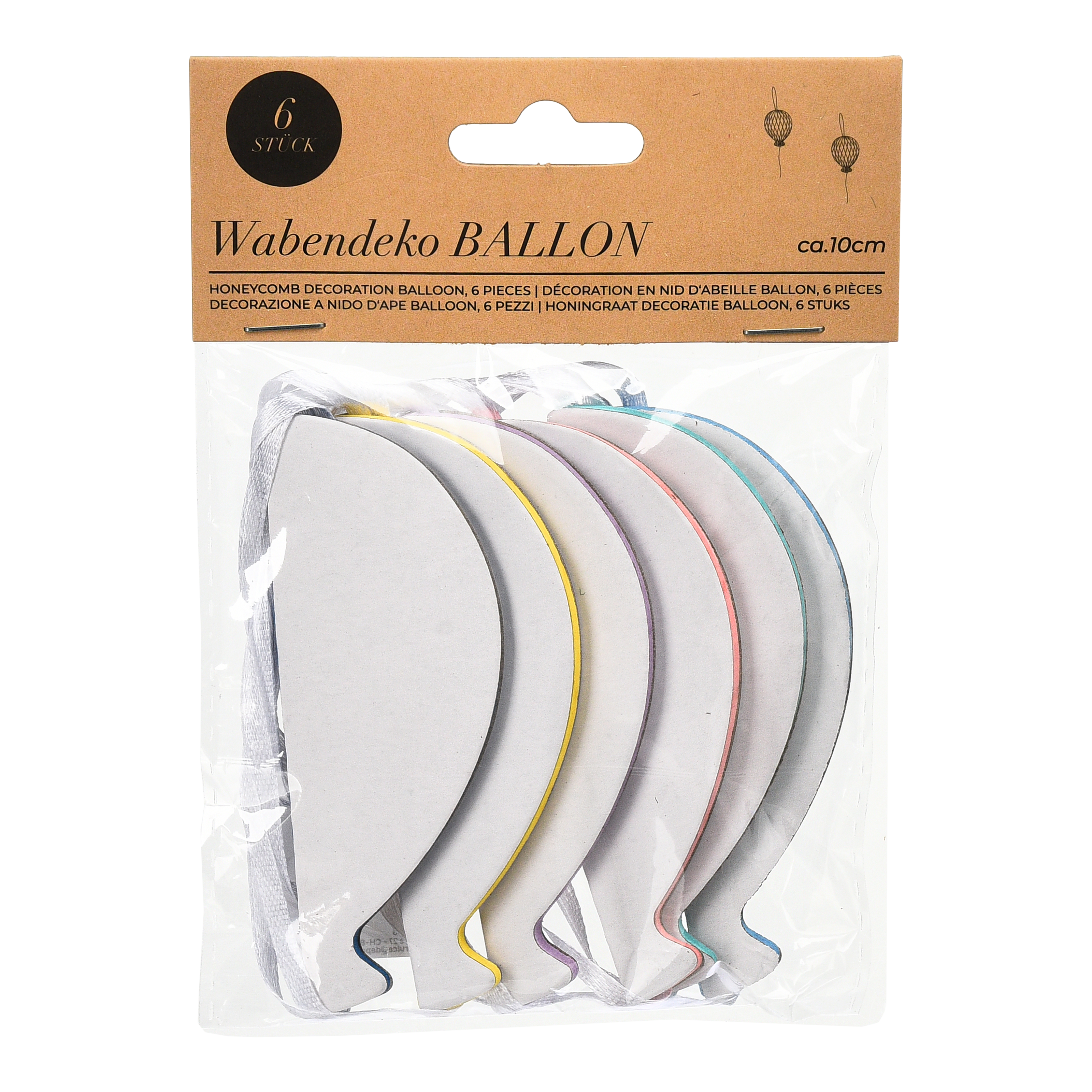 Wabendeko-Set Ballon