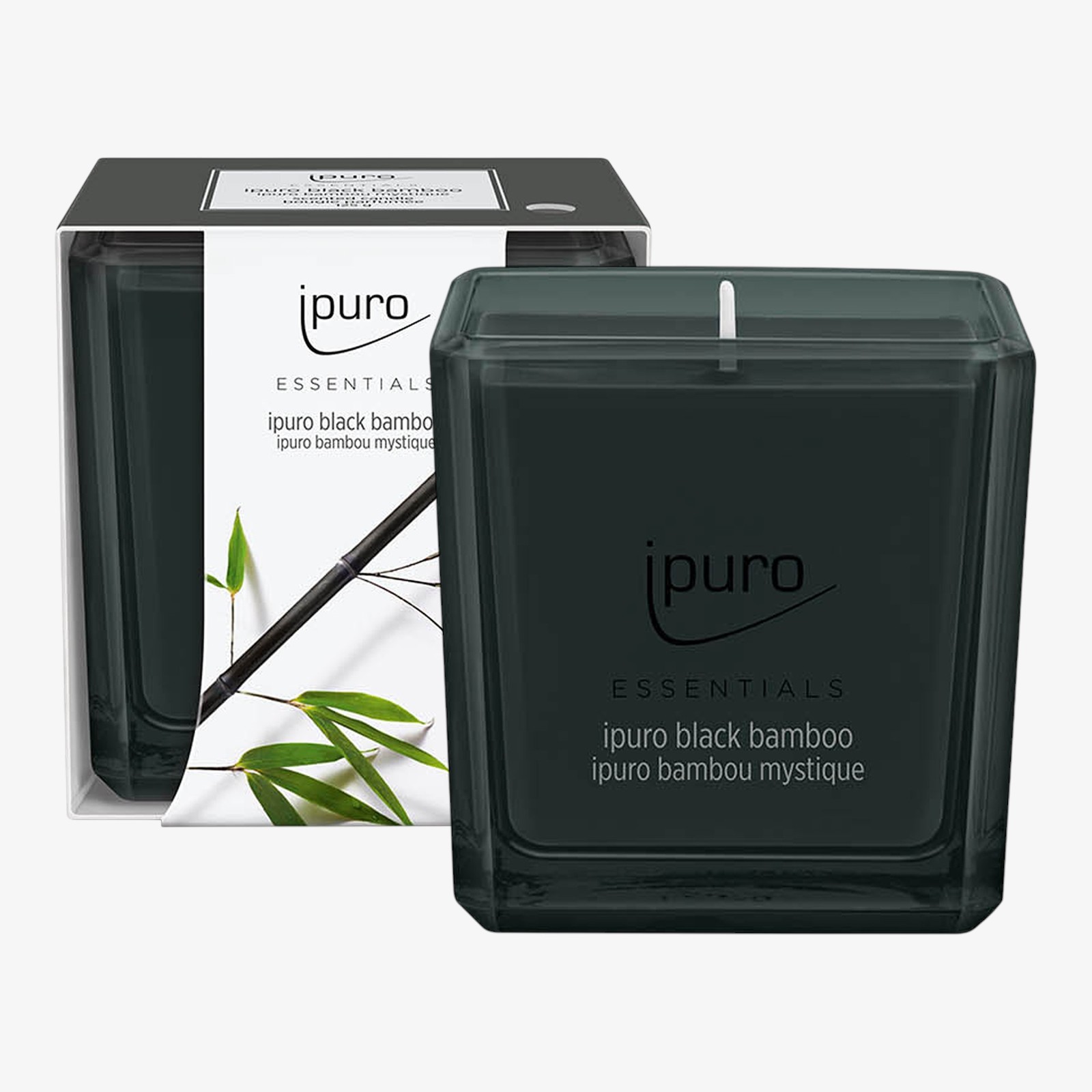 ipuro ESSENTIALS Duftkerze Black Bamboo
