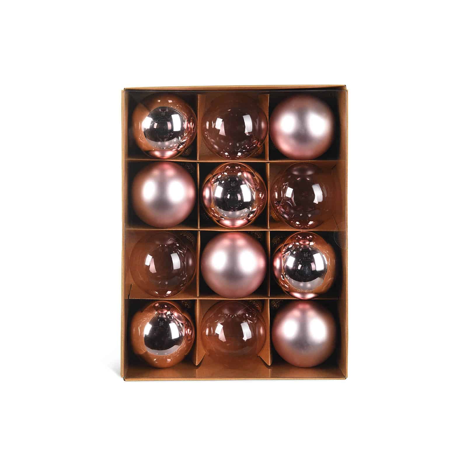 Glas-Weihnachtskugel-Set