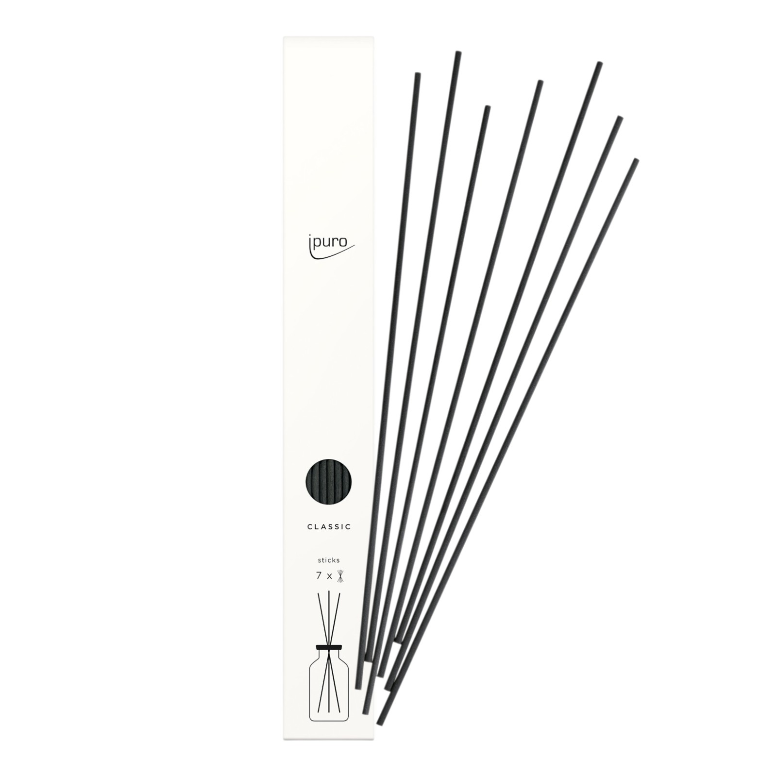 ipuro CLASSIC Sticks Black Bamboo für 500 ml-Raumdüfte