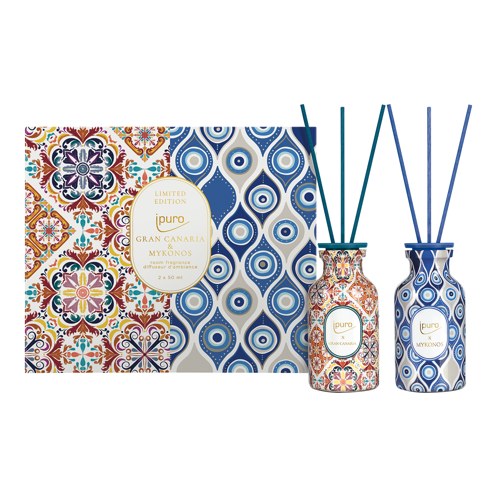 ipuro LIMITED EDITION Raumduft-Set Gran Canaria & Mykonos