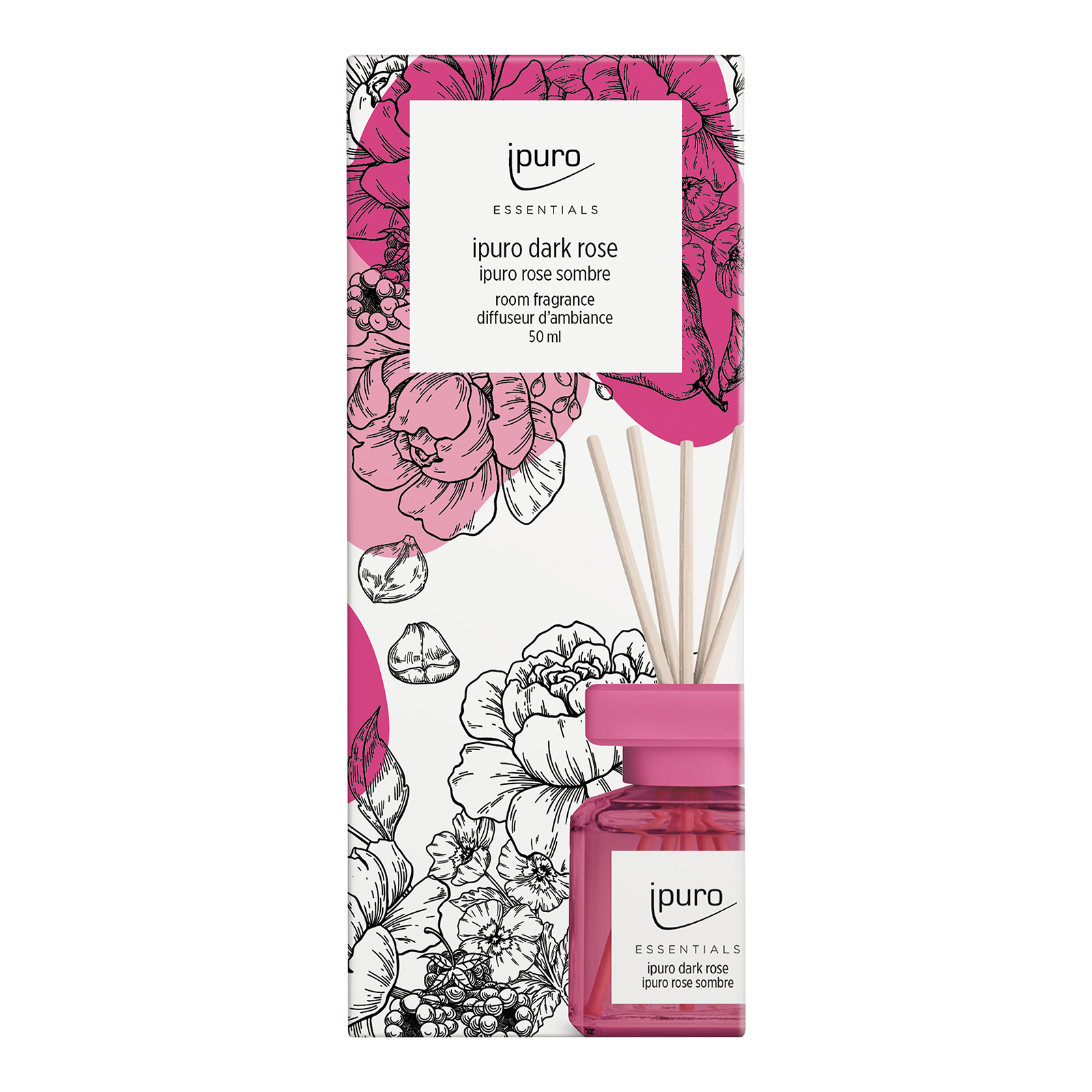 ipuro ESSENTIALS Raumduft Dark Rose