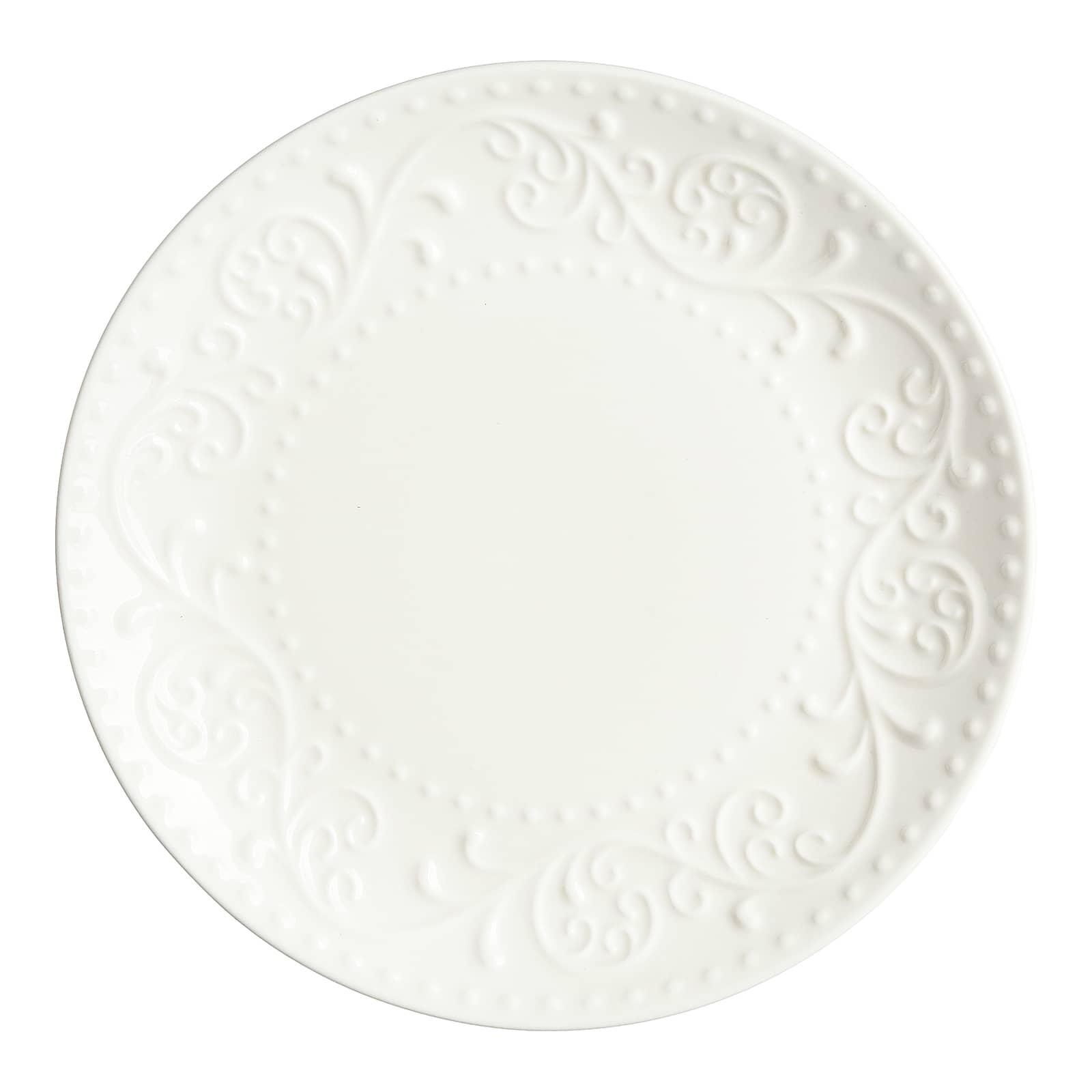 Dessertteller Relief Floral