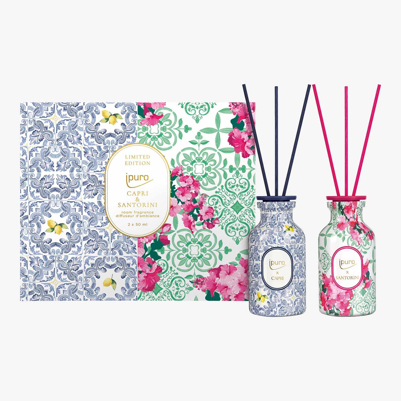 ipuro LIMITED EDITION Raumduft-Set Capri & Santorini