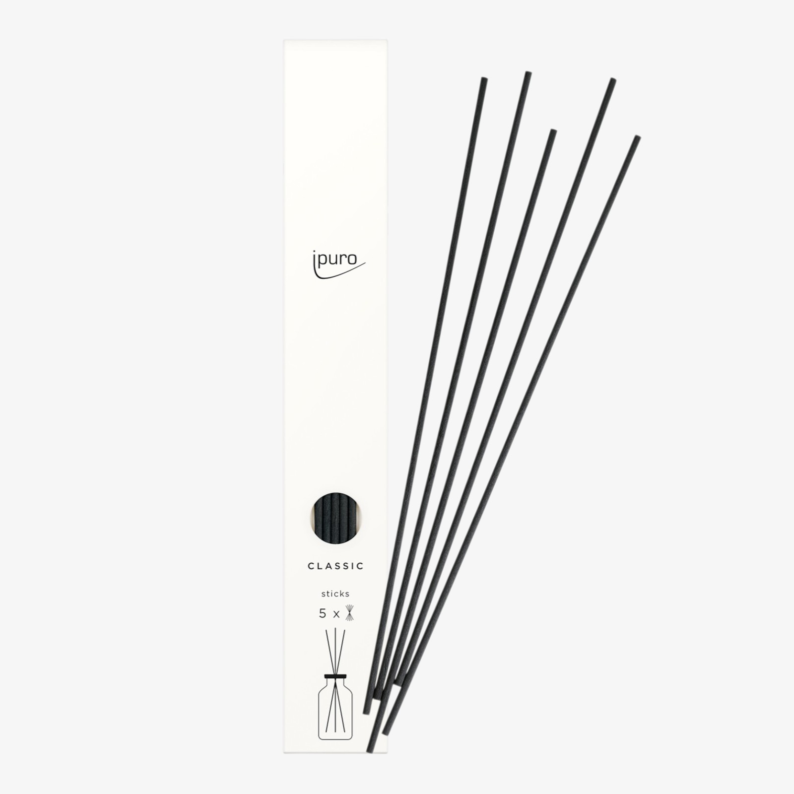 ipuro CLASSIC Sticks Black Bamboo für 240 ml-Raumdüfte