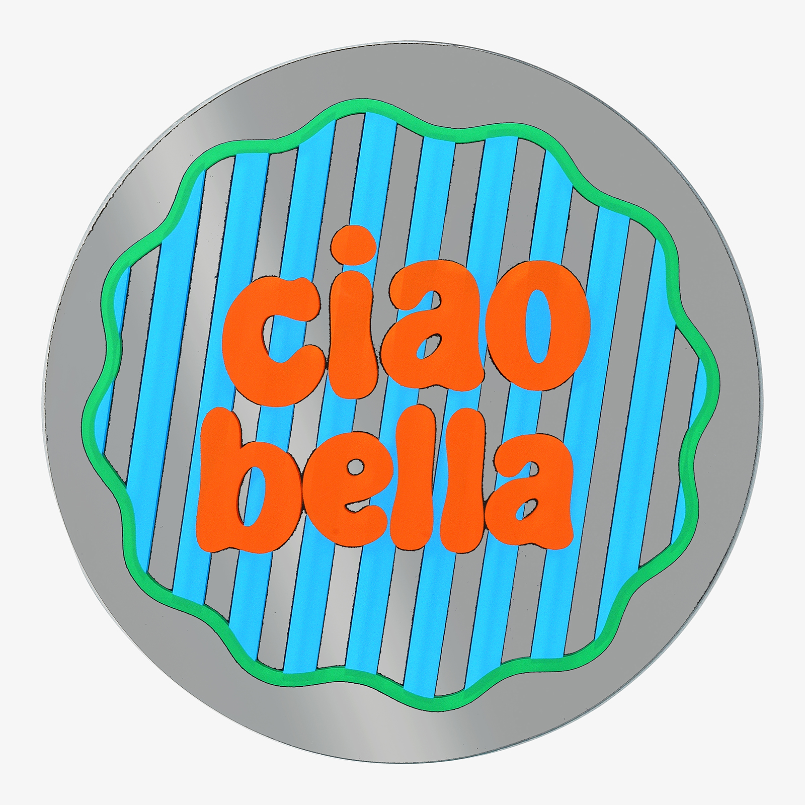 Glas-Wanddeko Ciao Bella