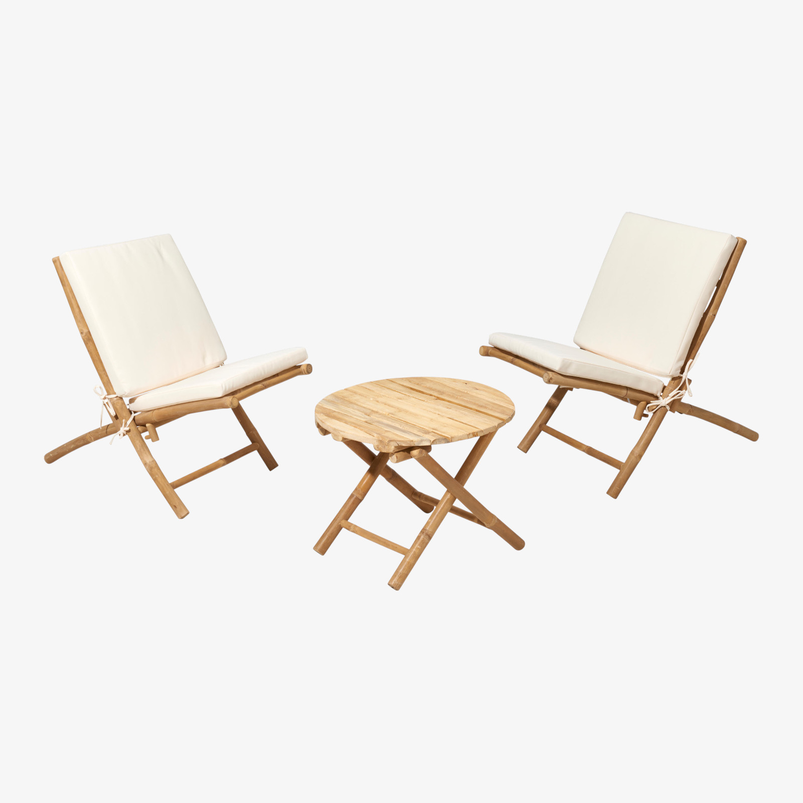 Outdoor-Sitzgruppe Bambus
