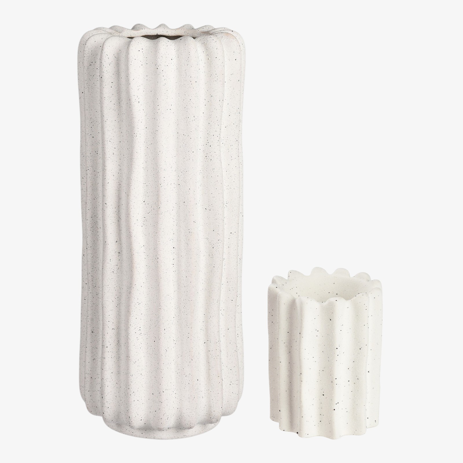 Vase mit Kerzenhalter