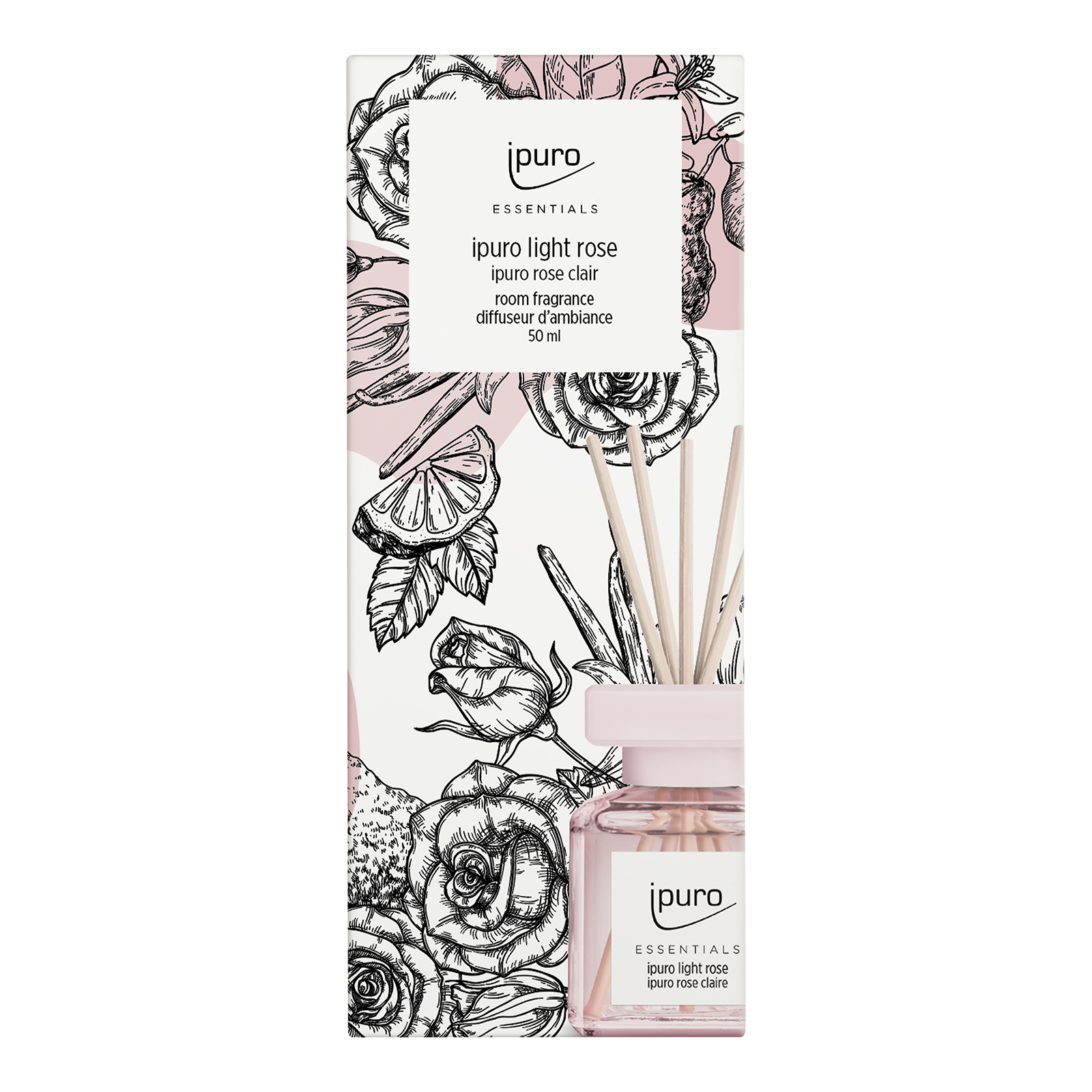 ipuro ESSENTIALS Raumduft Light Rose