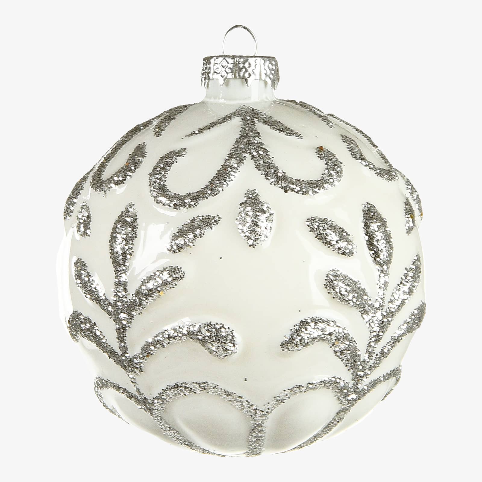 Glas-Weihnachtskugel Relief