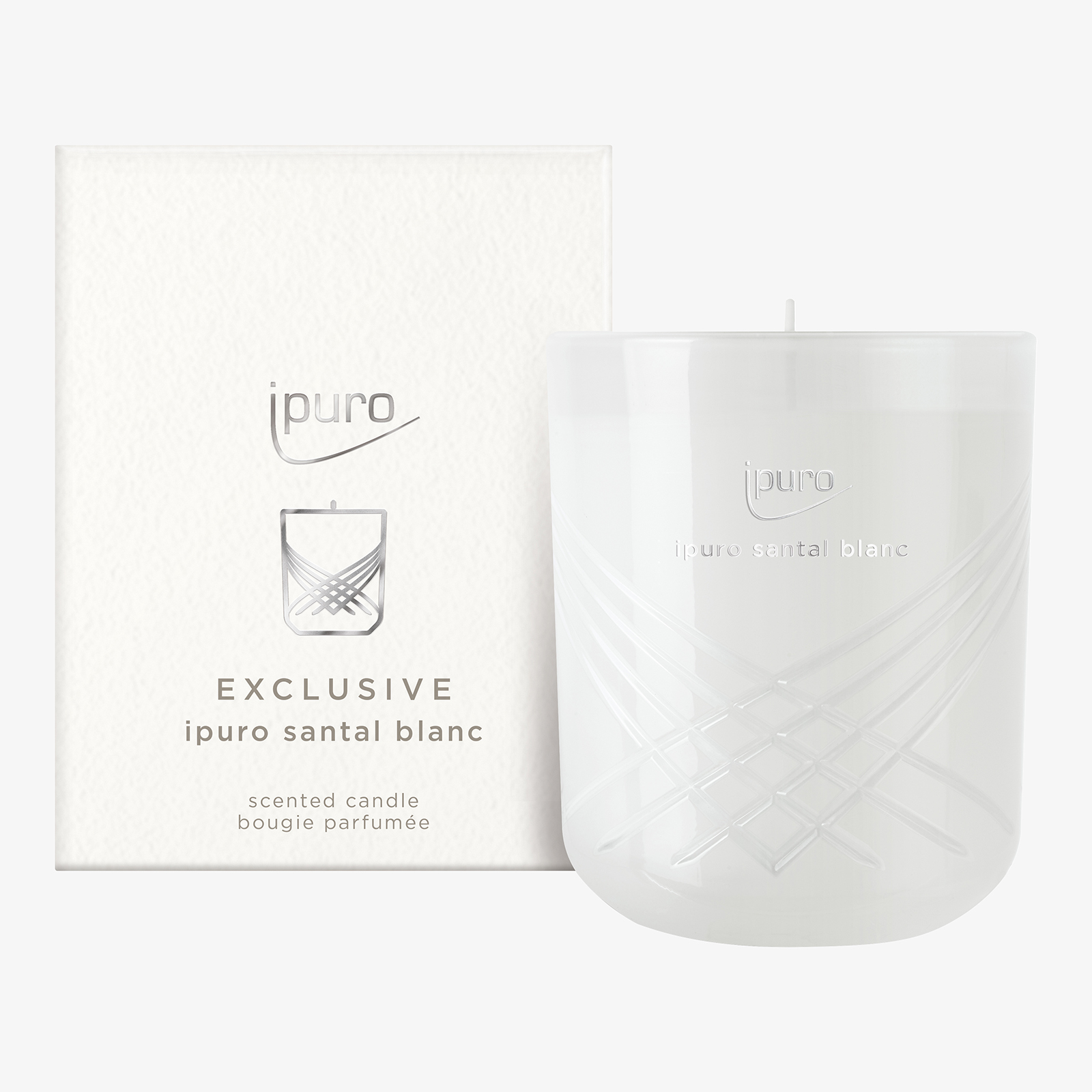 ipuro EXCLUSIVE Duftkerze Santal Blanc