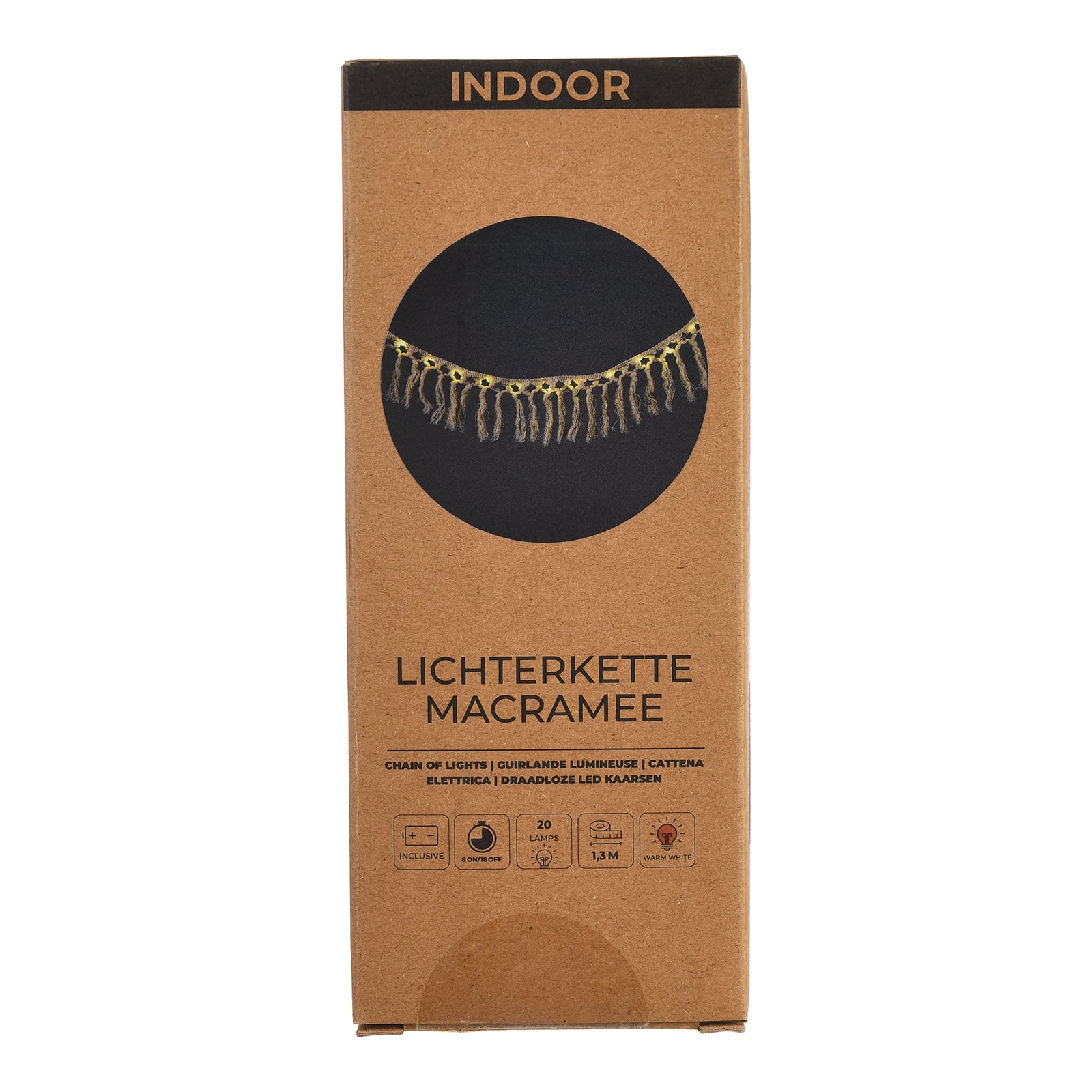 Lichterkette Makramee