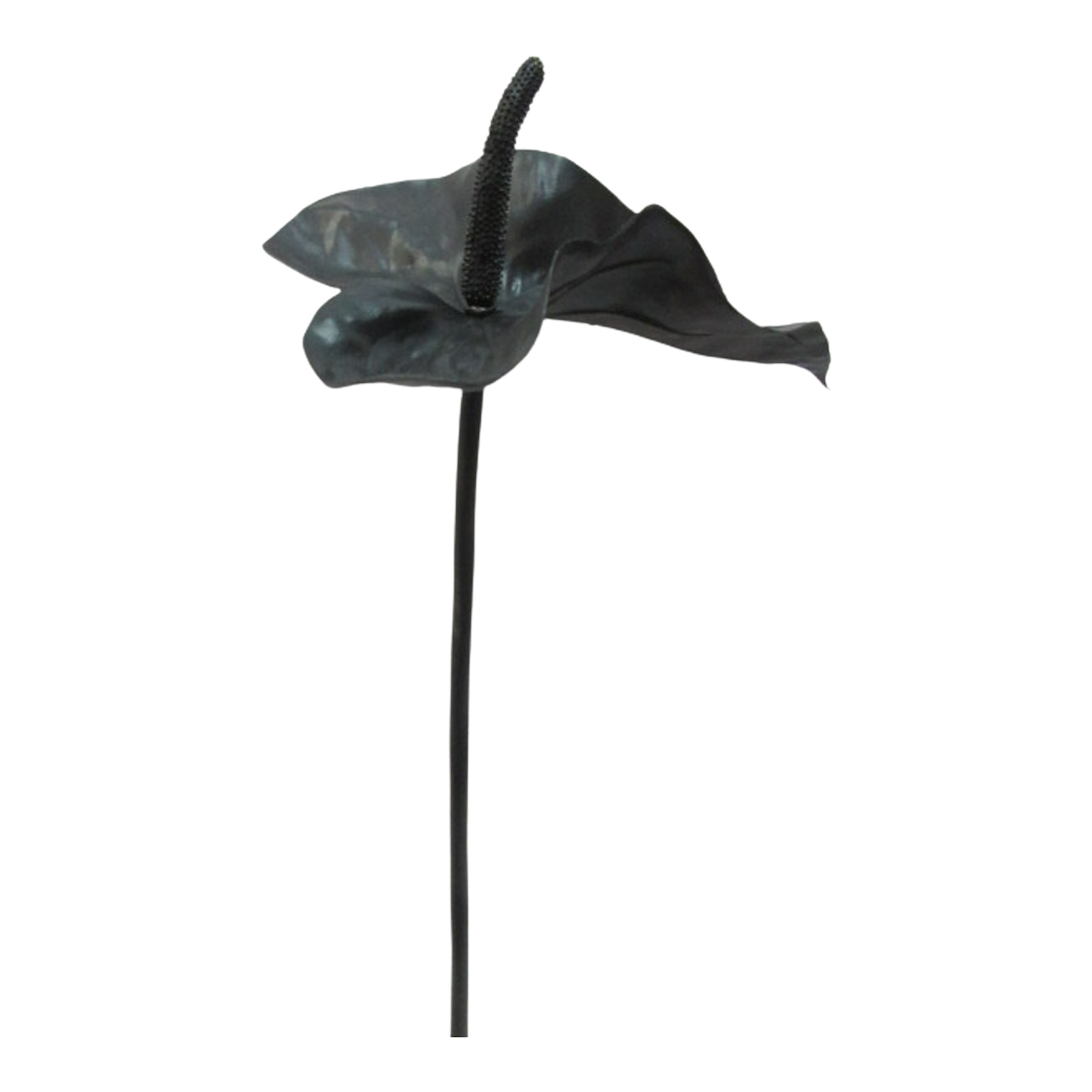 Metallic-Kunstblatt Anthurium