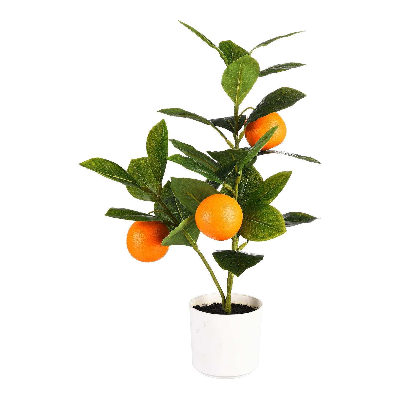 Kunstpflanze Orange im Topf