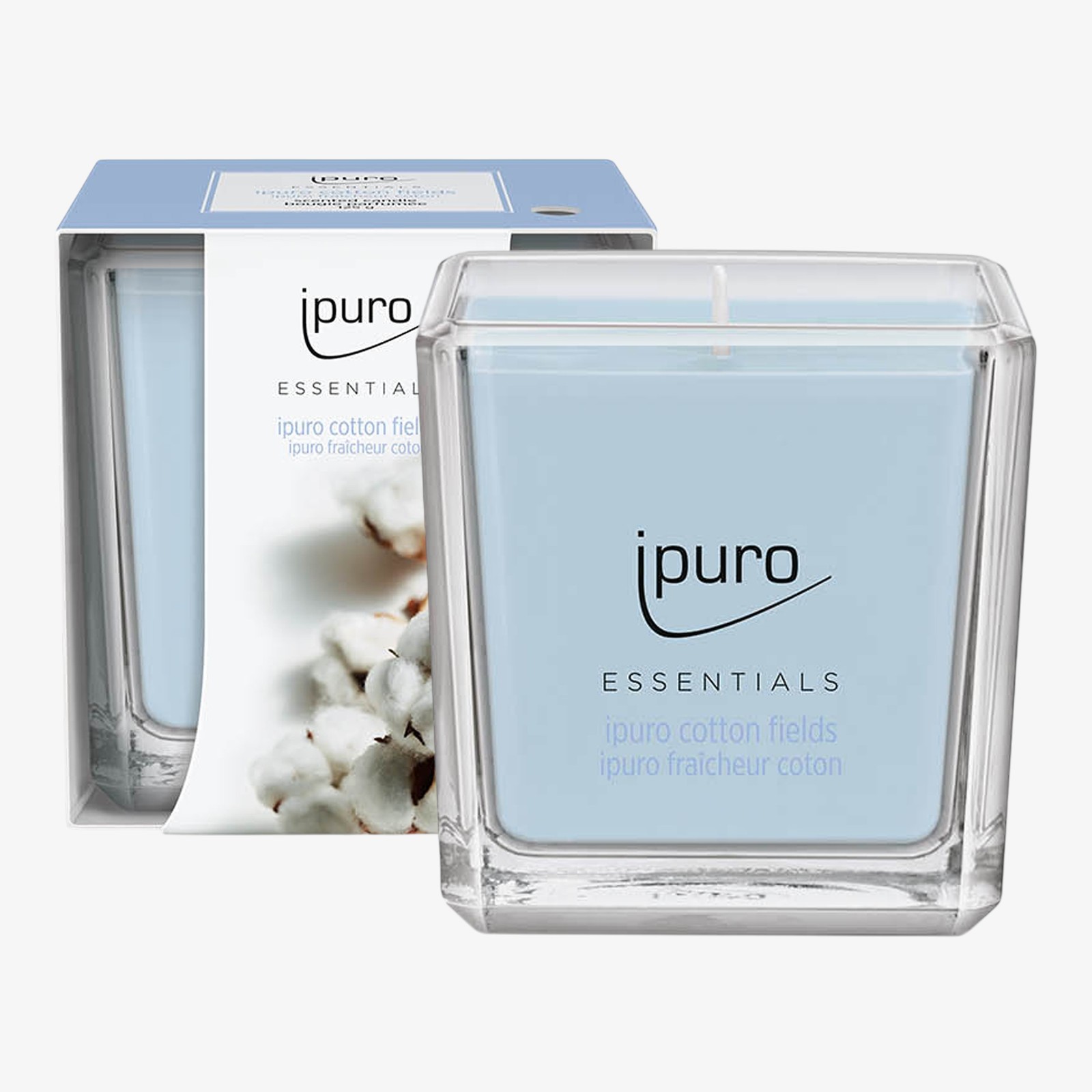 ipuro ESSENTIALS Duftkerze Cotton Fields