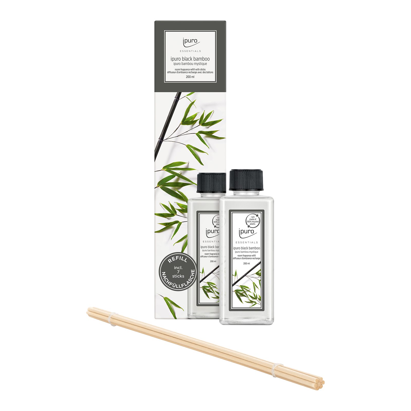 ipuro ESSENTIALS Nachfüllpack Black Bamboo