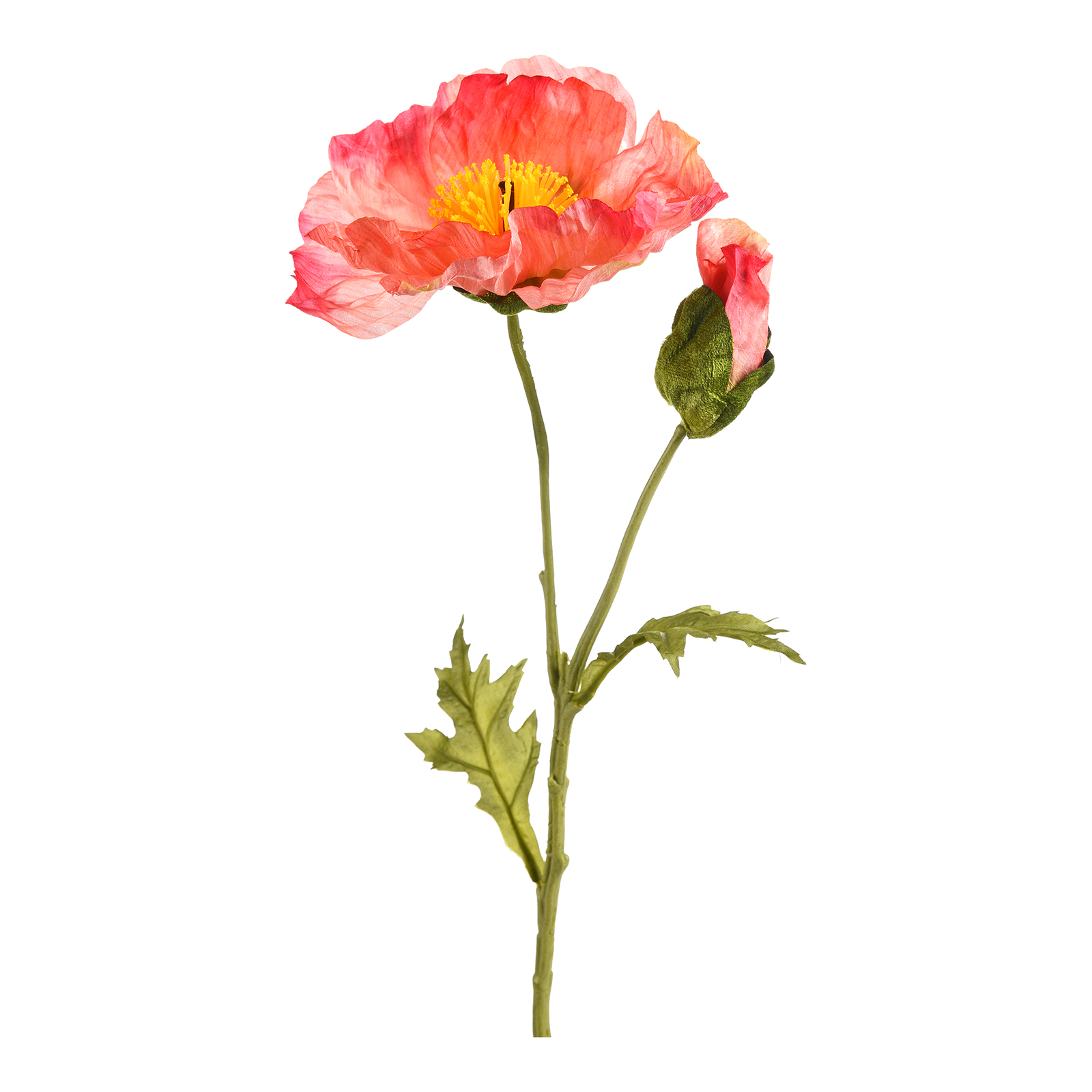Kunstblume Mohn