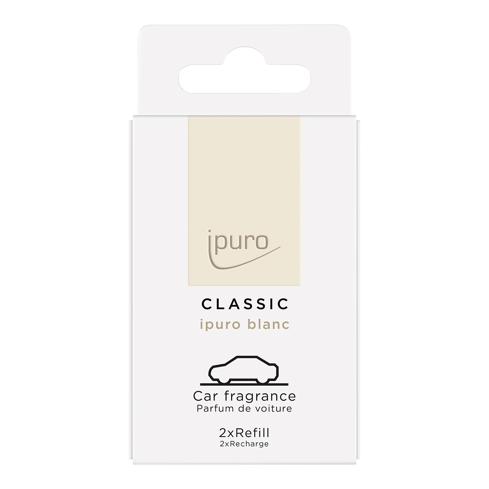 ipuro CLASSIC Autoduft Nachfüllpack Blanc
