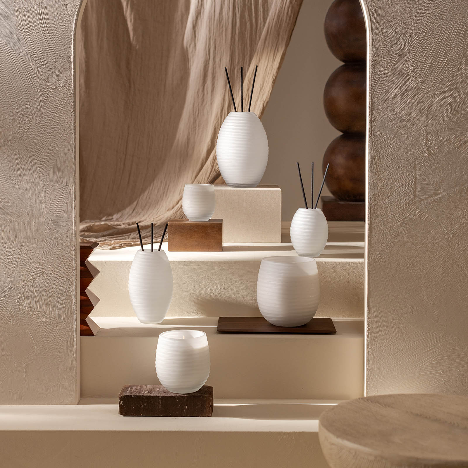 Atelier by ipuro Duftkerze Blanc