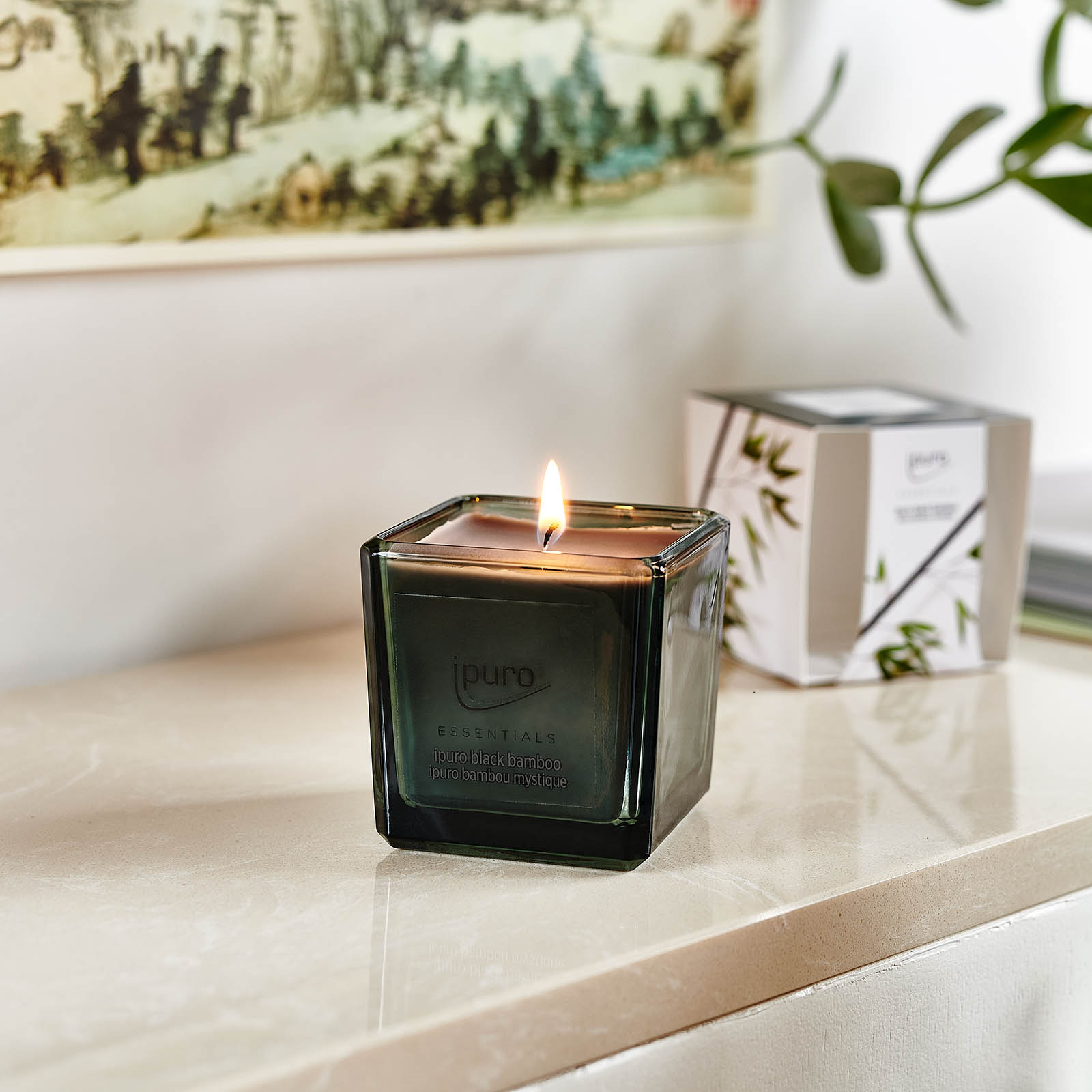 ipuro ESSENTIALS Duftkerze Black Bamboo