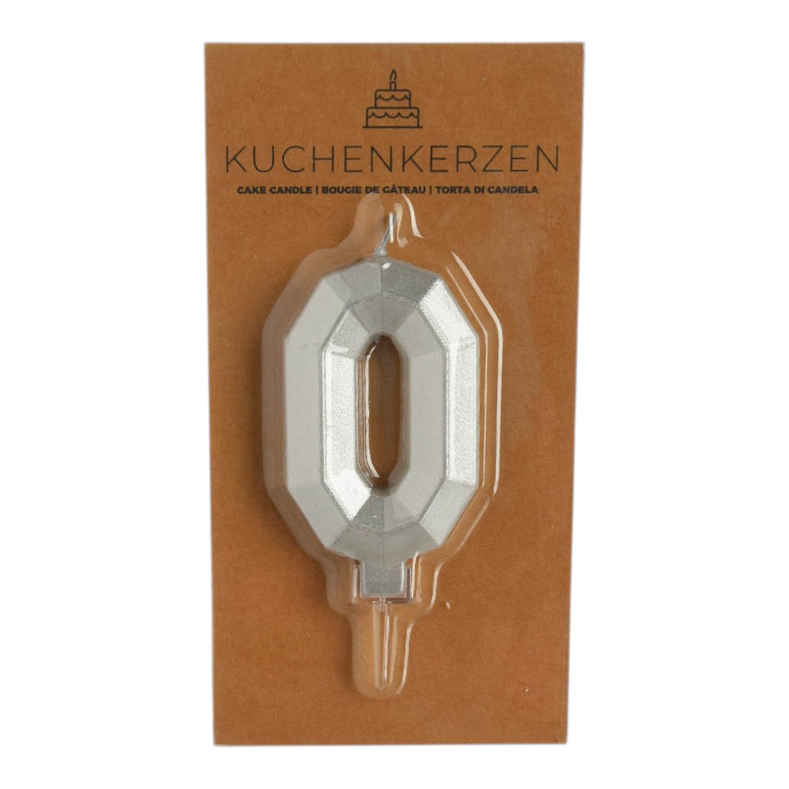 Kuchenkerze Zahl 0