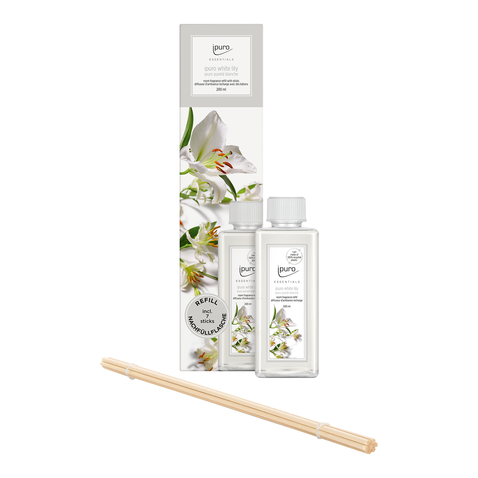 ipuro ESSENTIALS Nachfüllpack White Lily