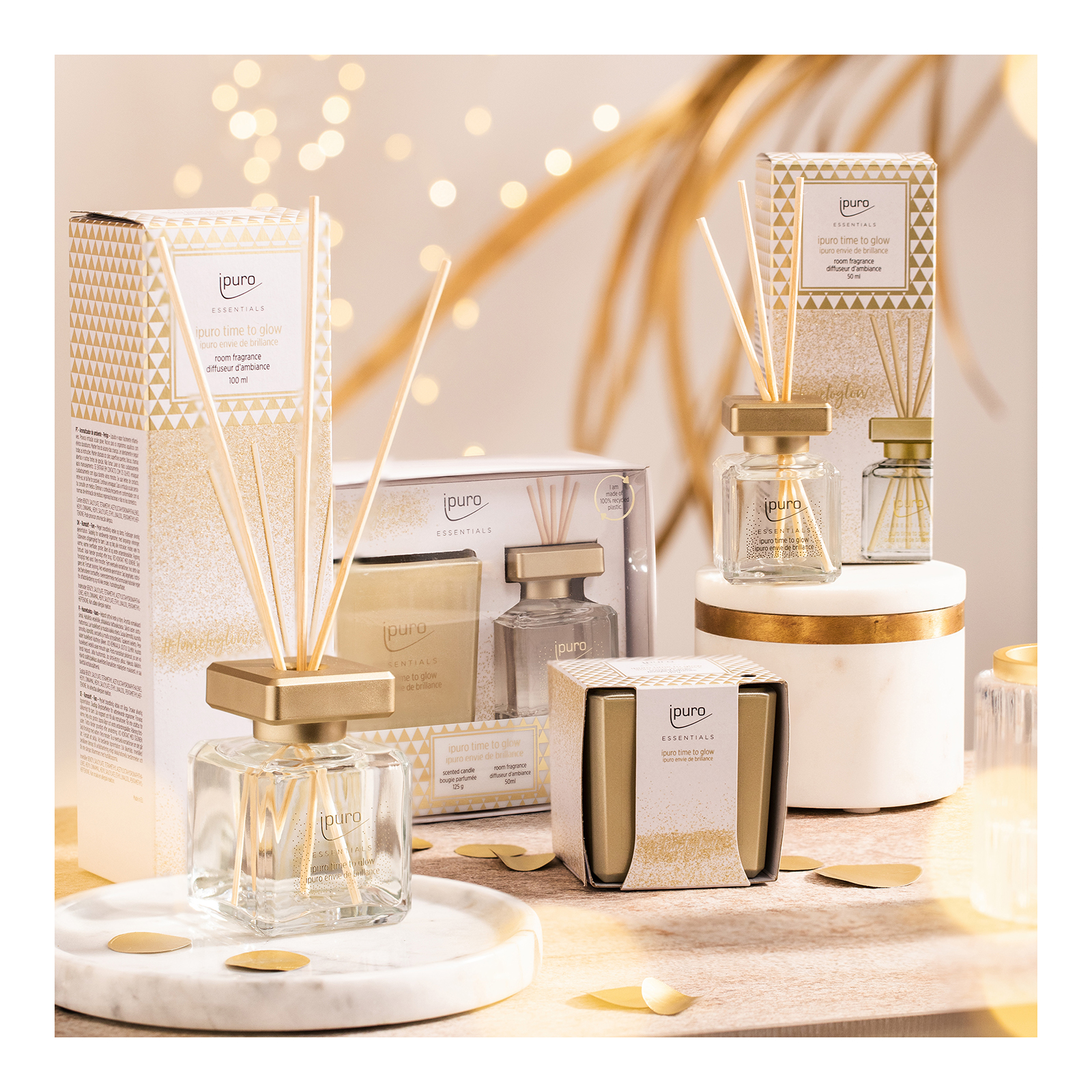ipuro ESSENTIALS Duftkerze Time to glow