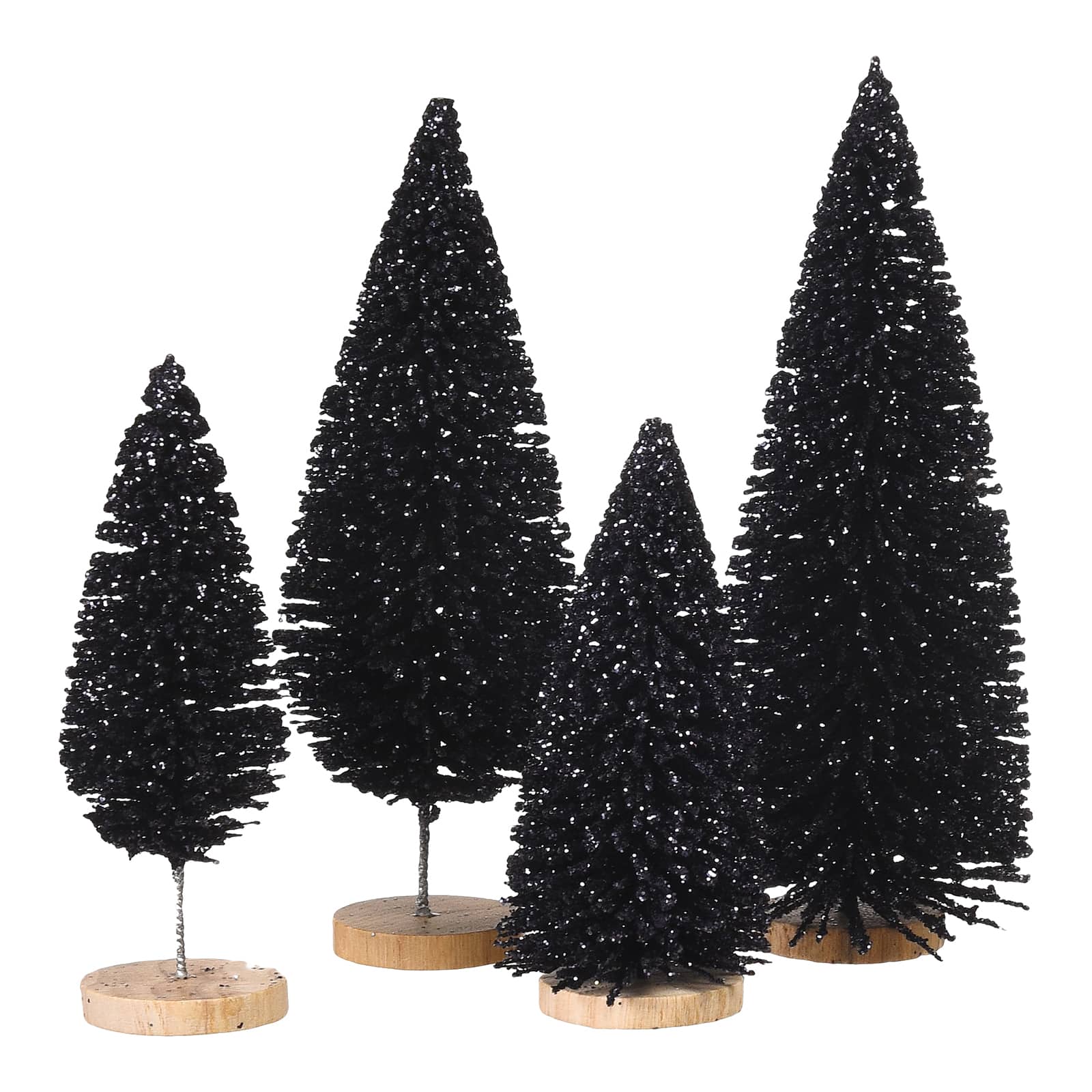 Deko-Objekt-Set Glitzer-Baum