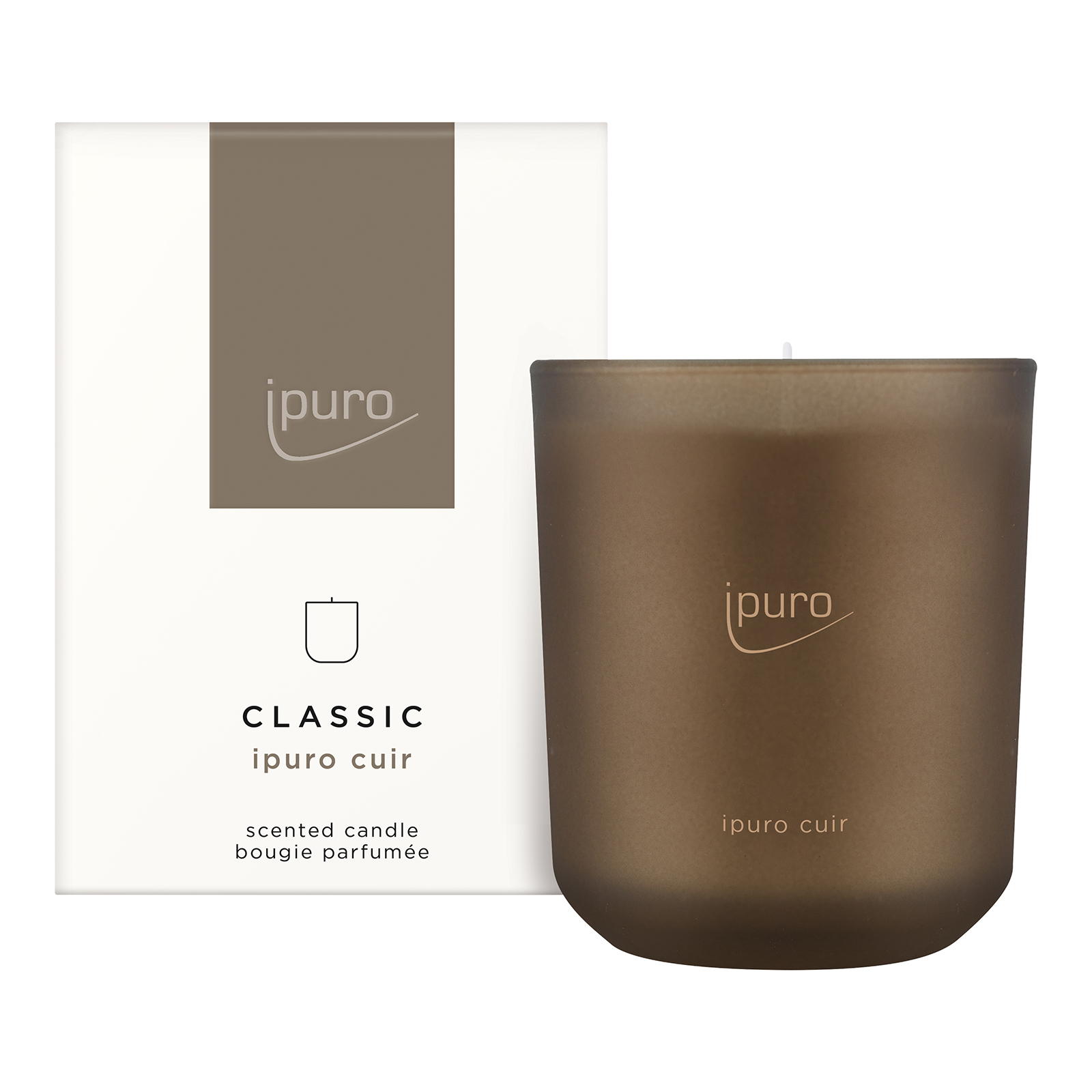 ipuro CLASSIC Duftkerze Cuir