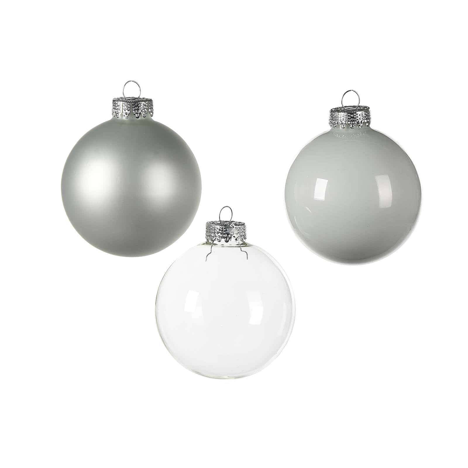 Glas-Weihnachtskugel-Set
