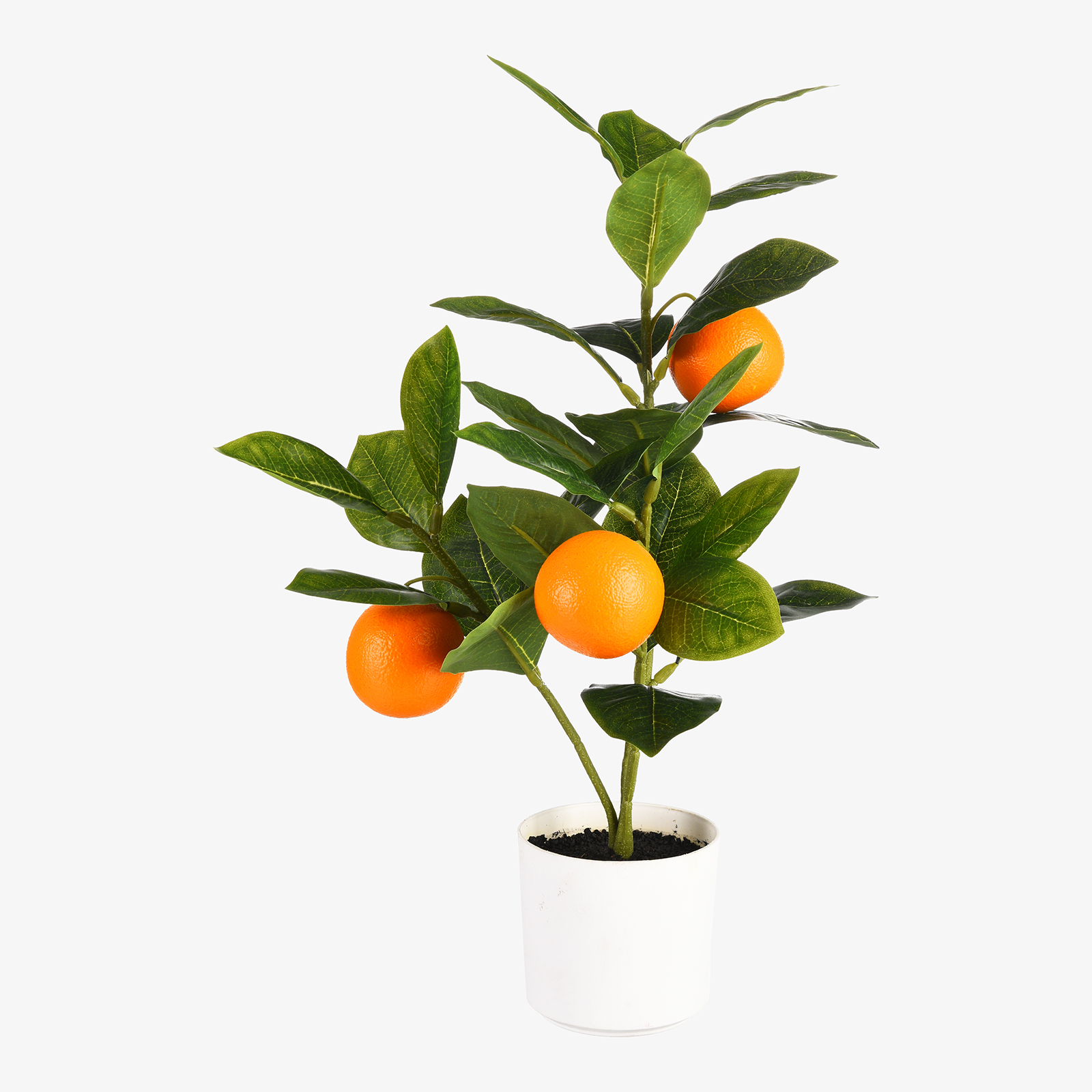 Kunstpflanze Orange im Topf