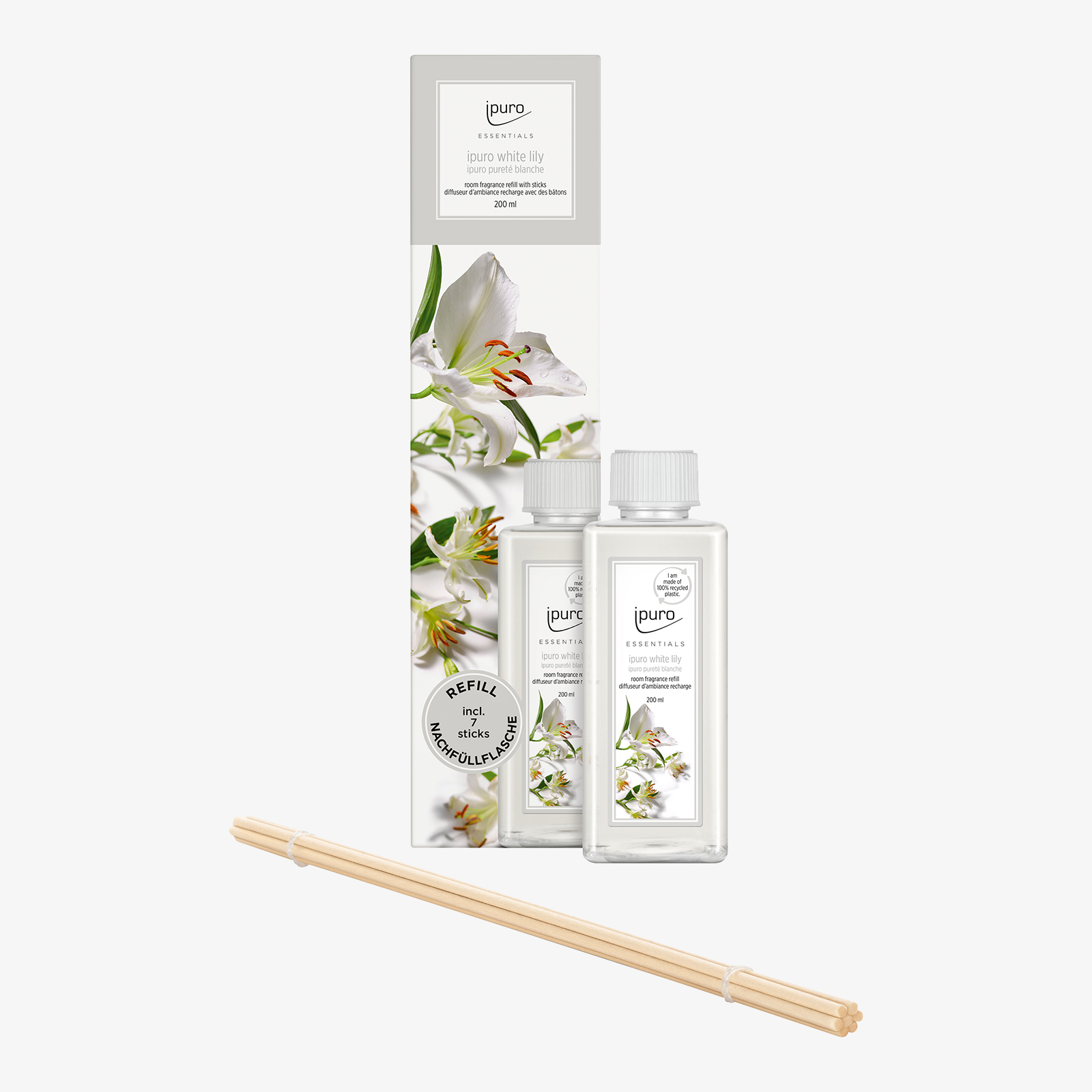 ipuro ESSENTIALS Nachfüllpack White Lily