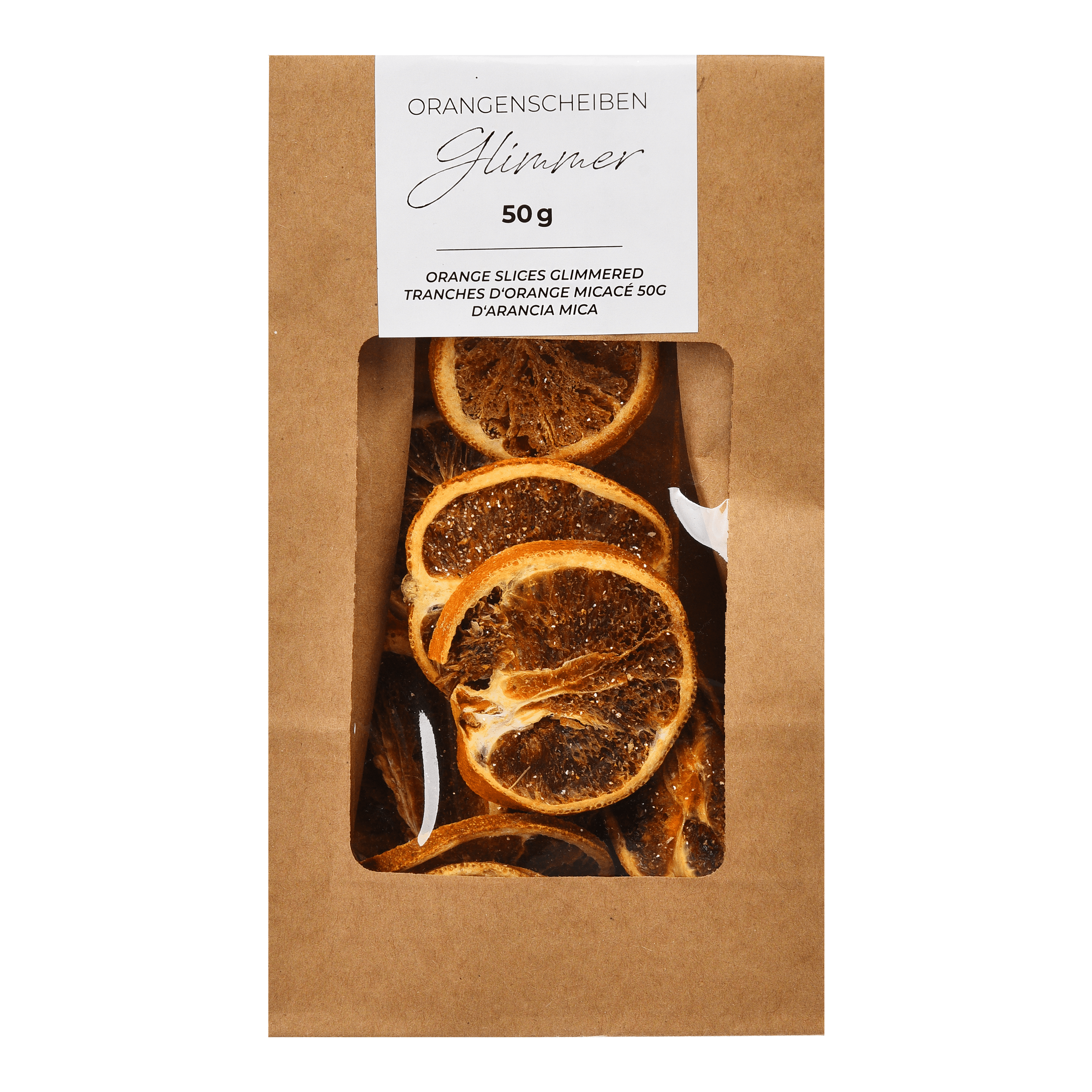 Deko-Orangenscheiben Glimmer