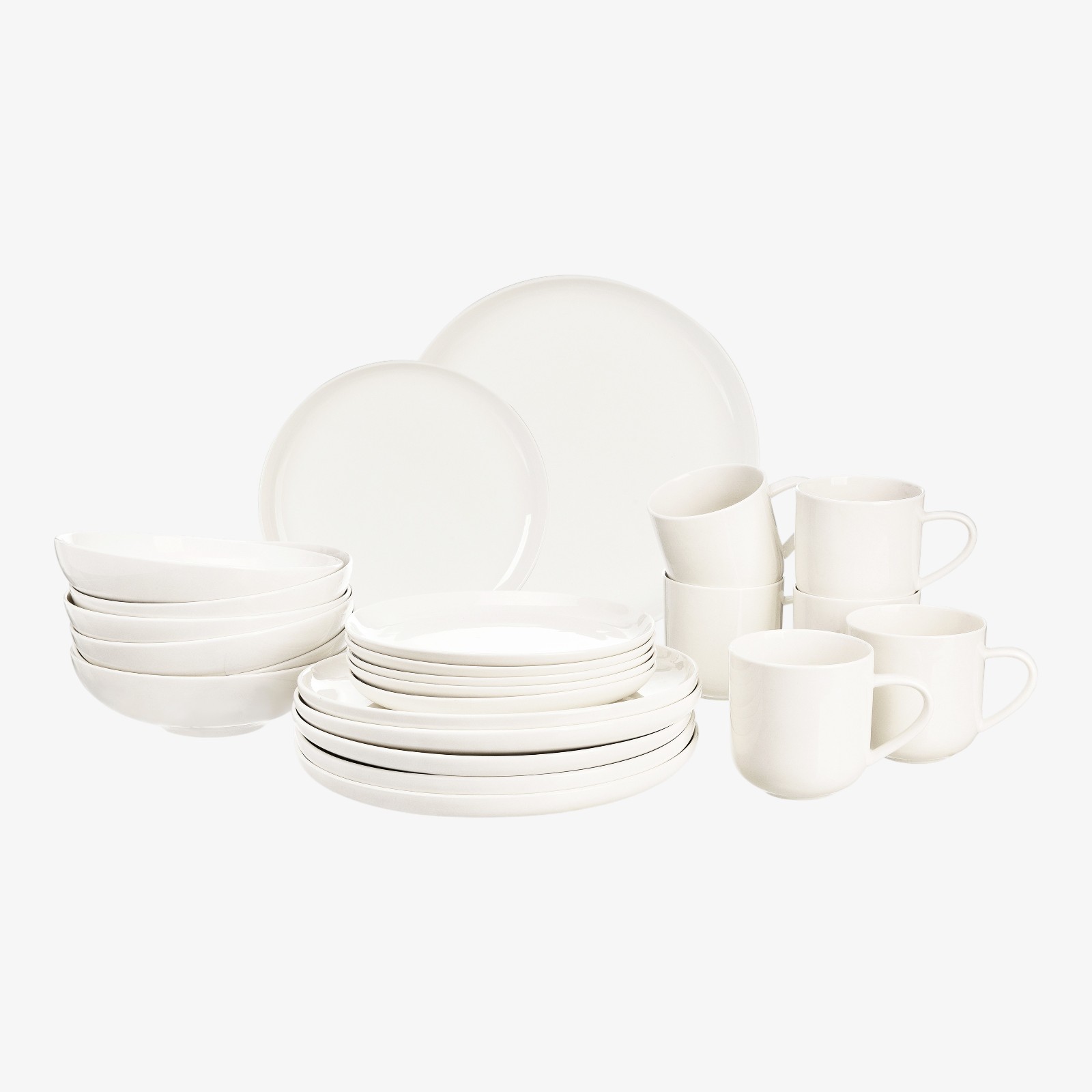 Geschirr-Set Luna für 6 Personen