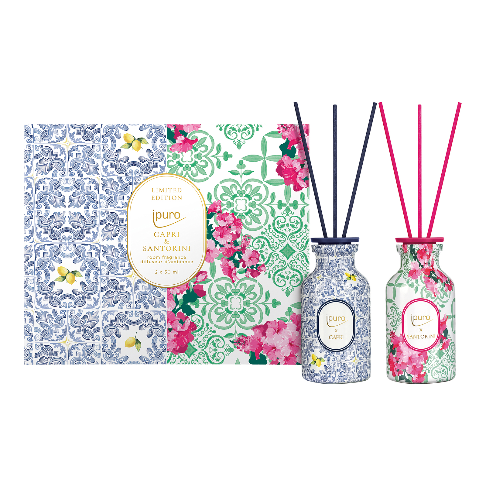 ipuro LIMITED EDITION Raumduft-Set Capri & Santorini