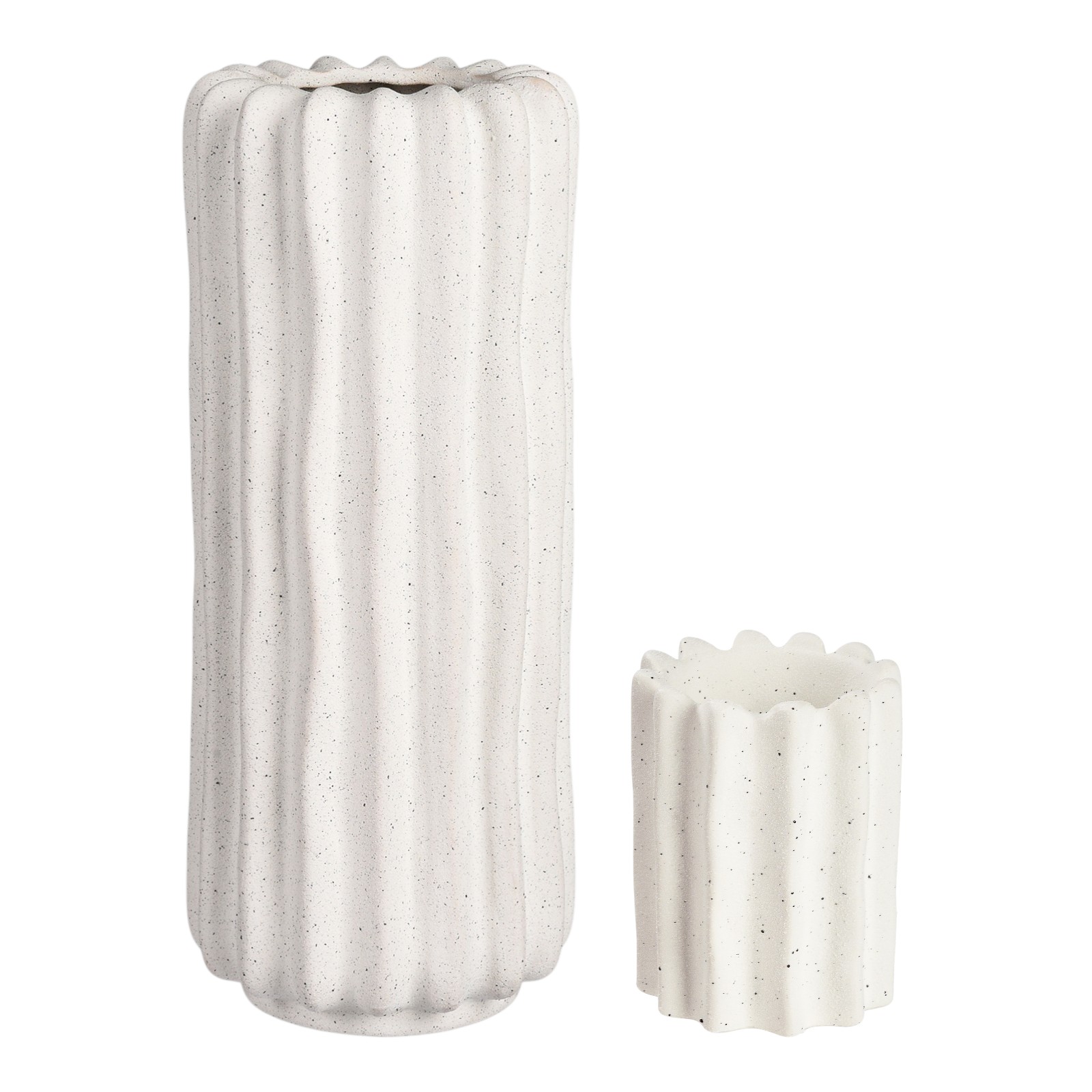 Vase mit Kerzenhalter