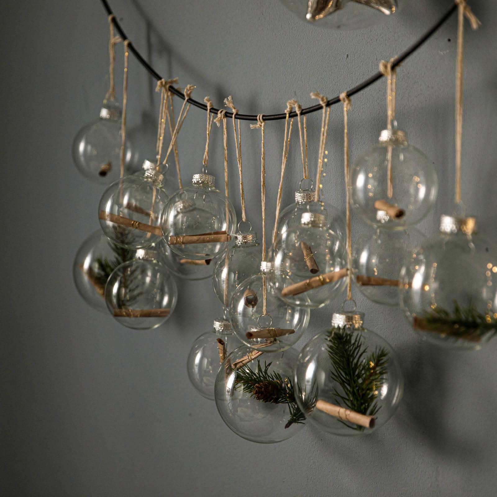 Glas-Weihnachtskugel-Set