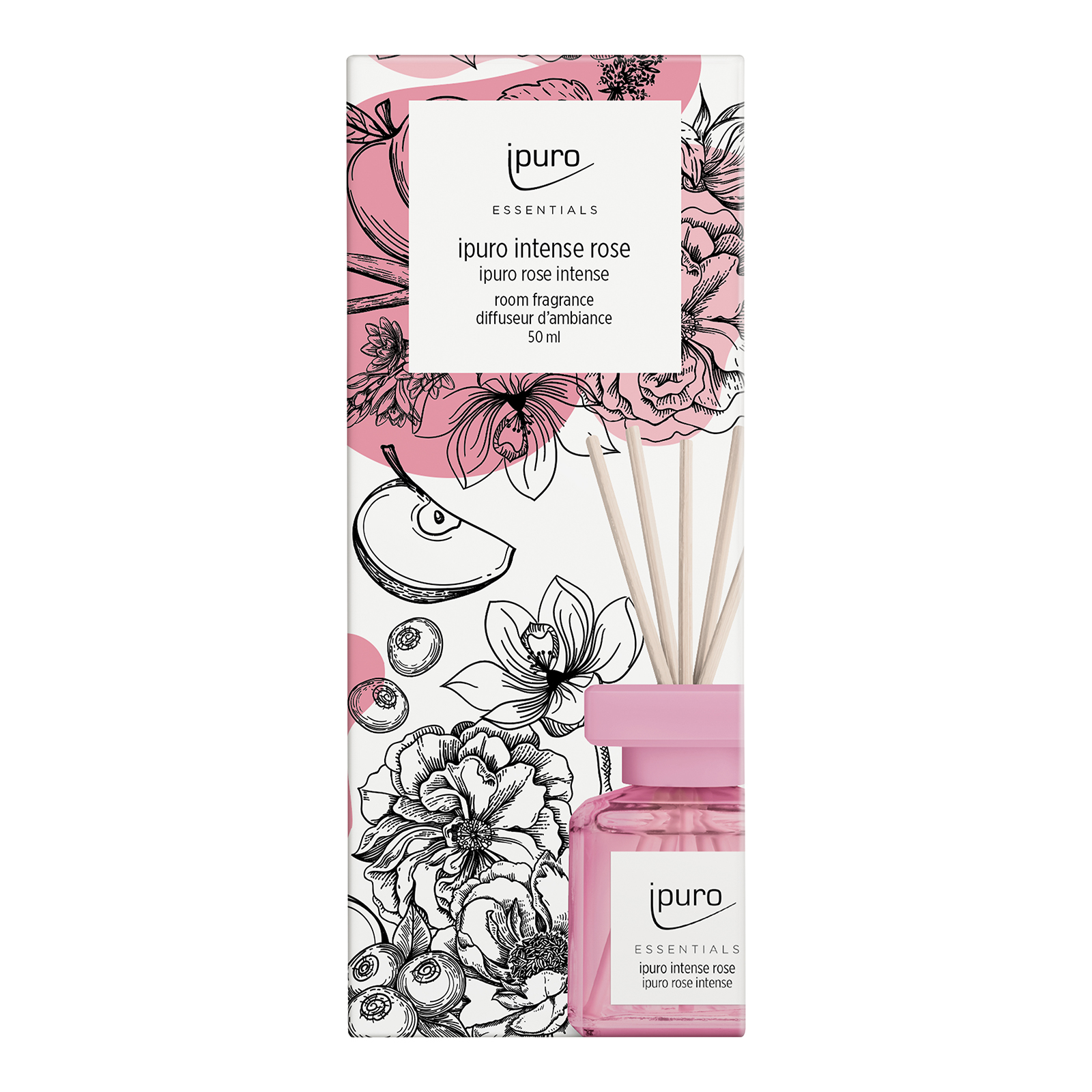 ipuro ESSENTIALS Raumduft Intense Rose