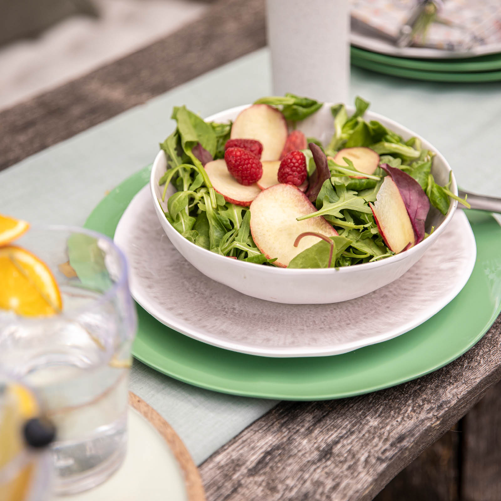 Melamin-Geschirr-Set Veda für 4 Personen