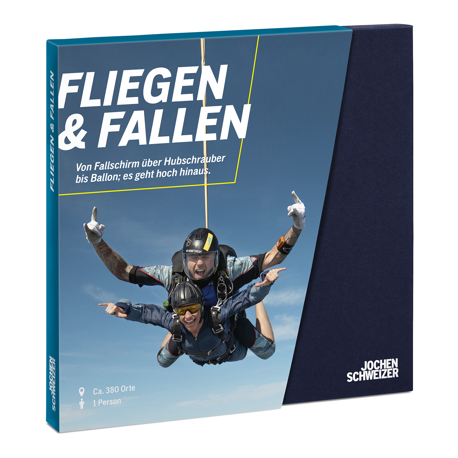 Geschenkbox Fliegen & Fallen