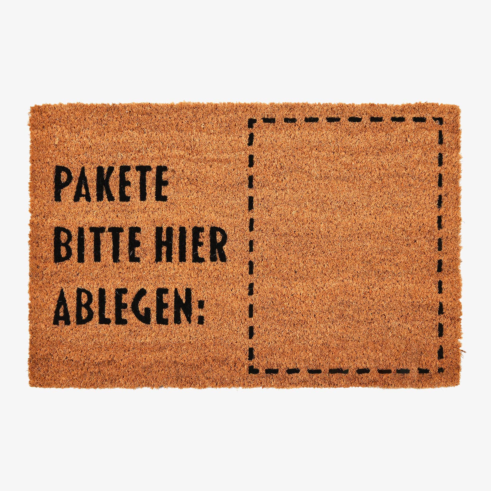 Fußmatte Paket Ablegen
