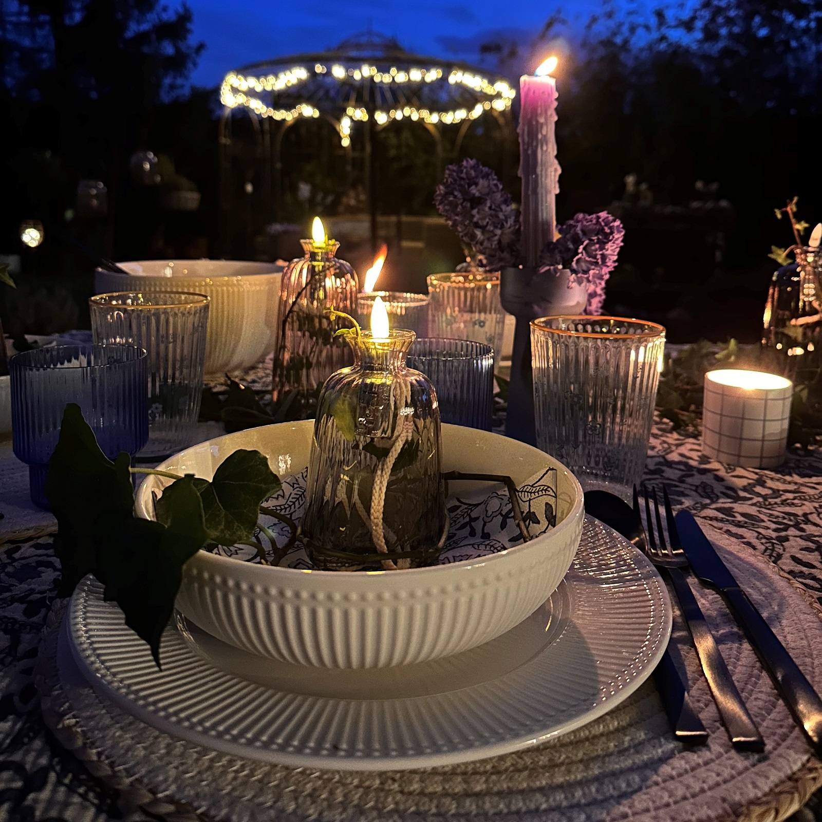 Lichtobjekt-Set Öllämpchen