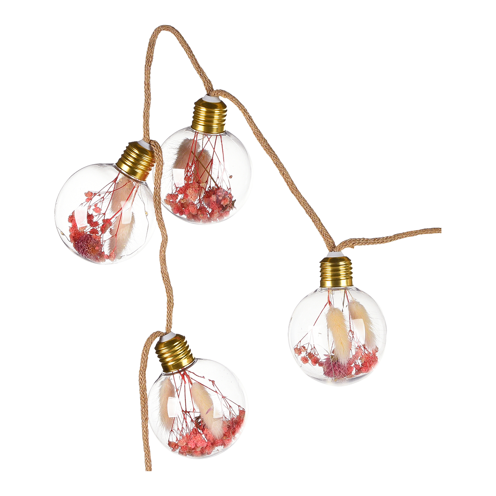 Outdoor-Lichterkette Trockenblumen