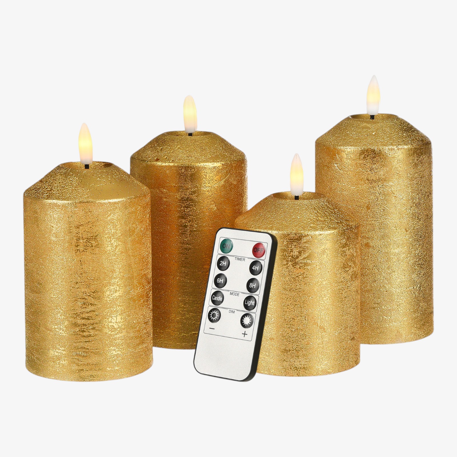 LED-Stumpenkerzen-Set