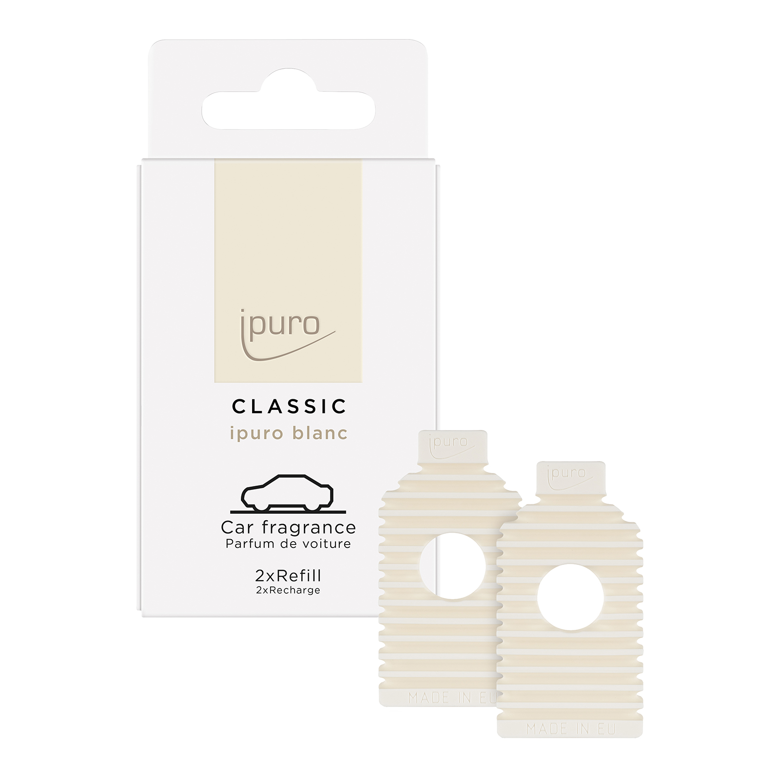 ipuro CLASSIC Autoduft Nachfüllpack Blanc