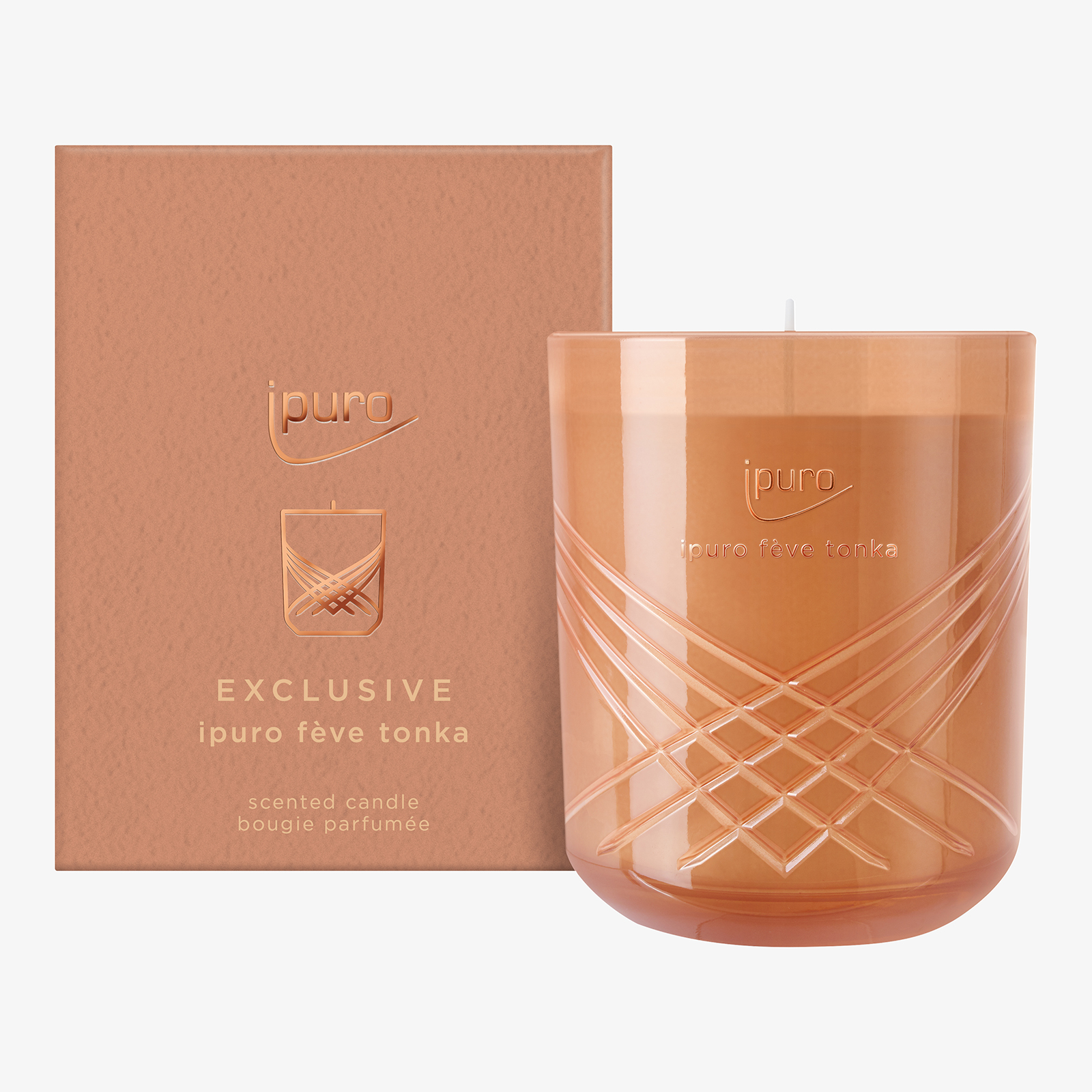 ipuro EXCLUSIVE Duftkerze Fève Tonka