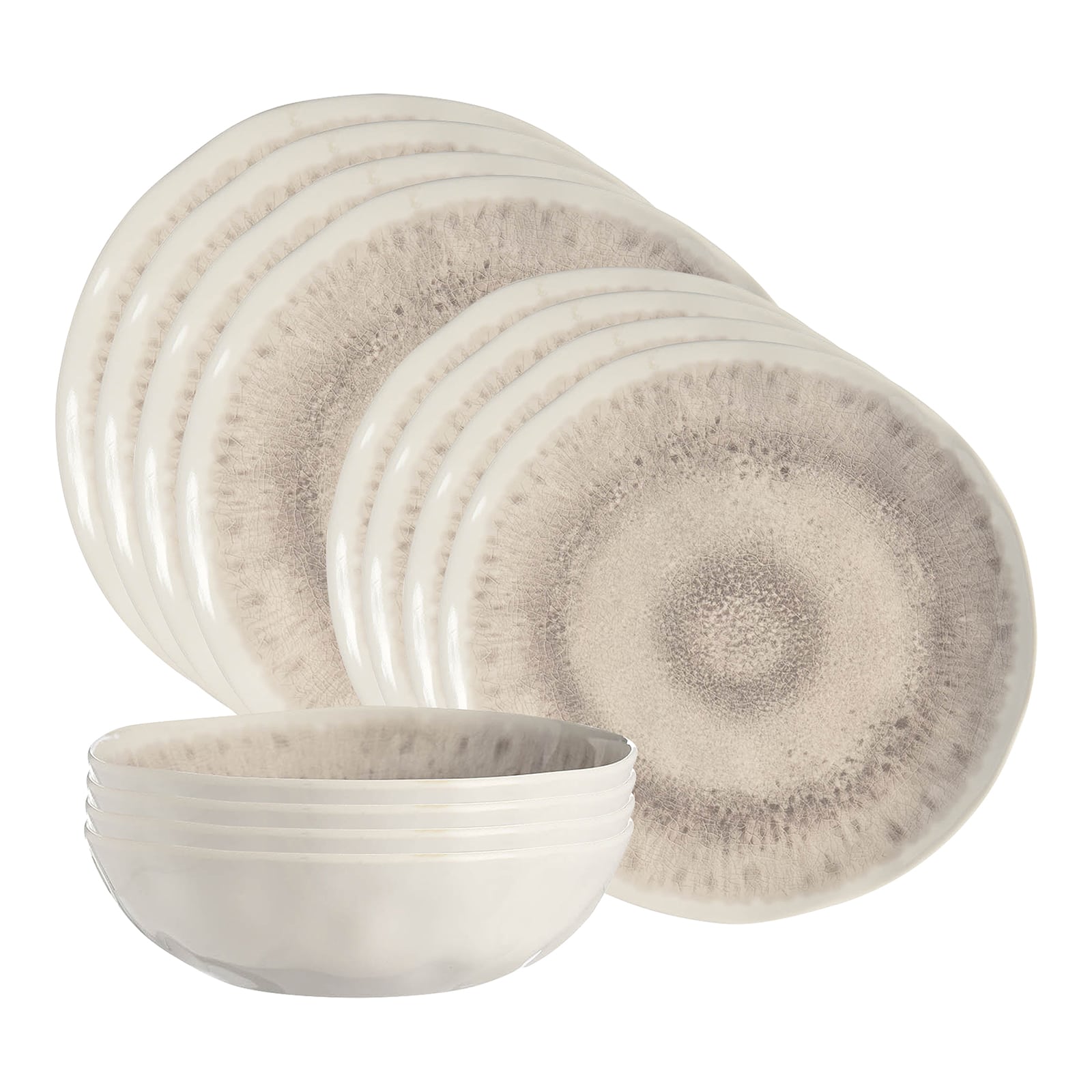 Melamin-Geschirr-Set Veda für 4 Personen