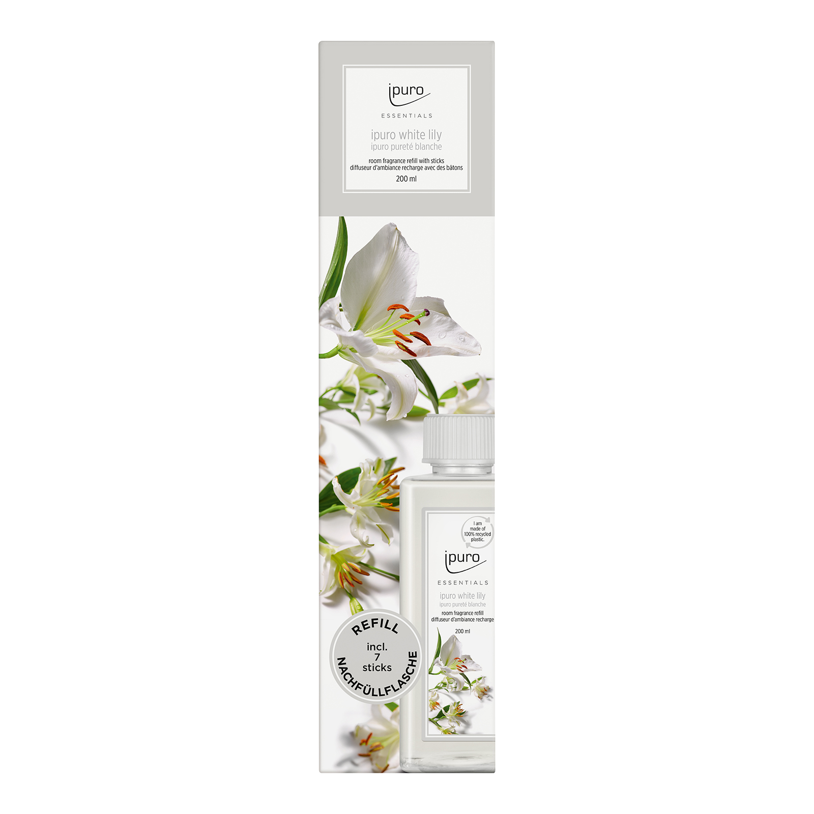 ipuro ESSENTIALS Nachfüllpack White Lily