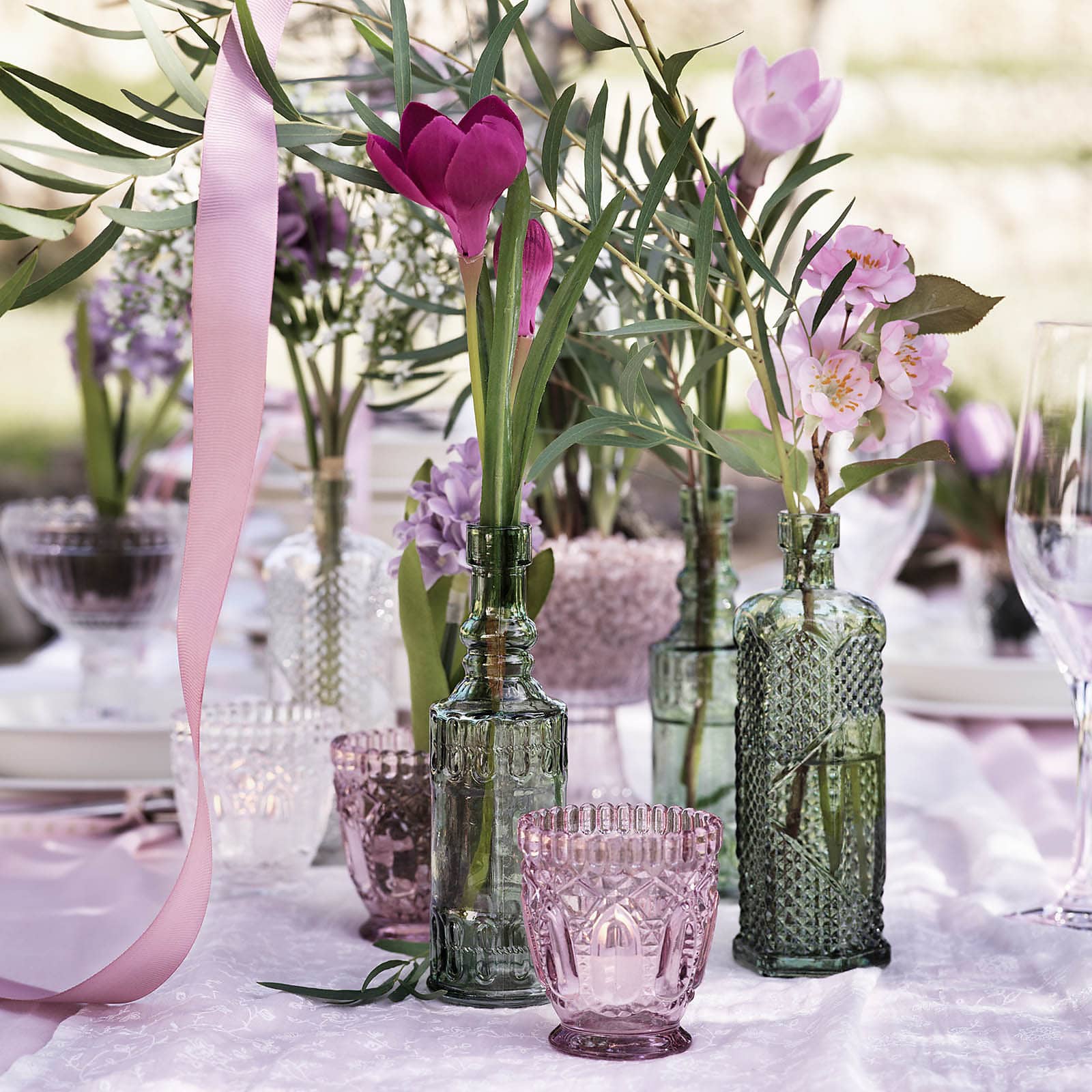 Flaschenvase Wedding