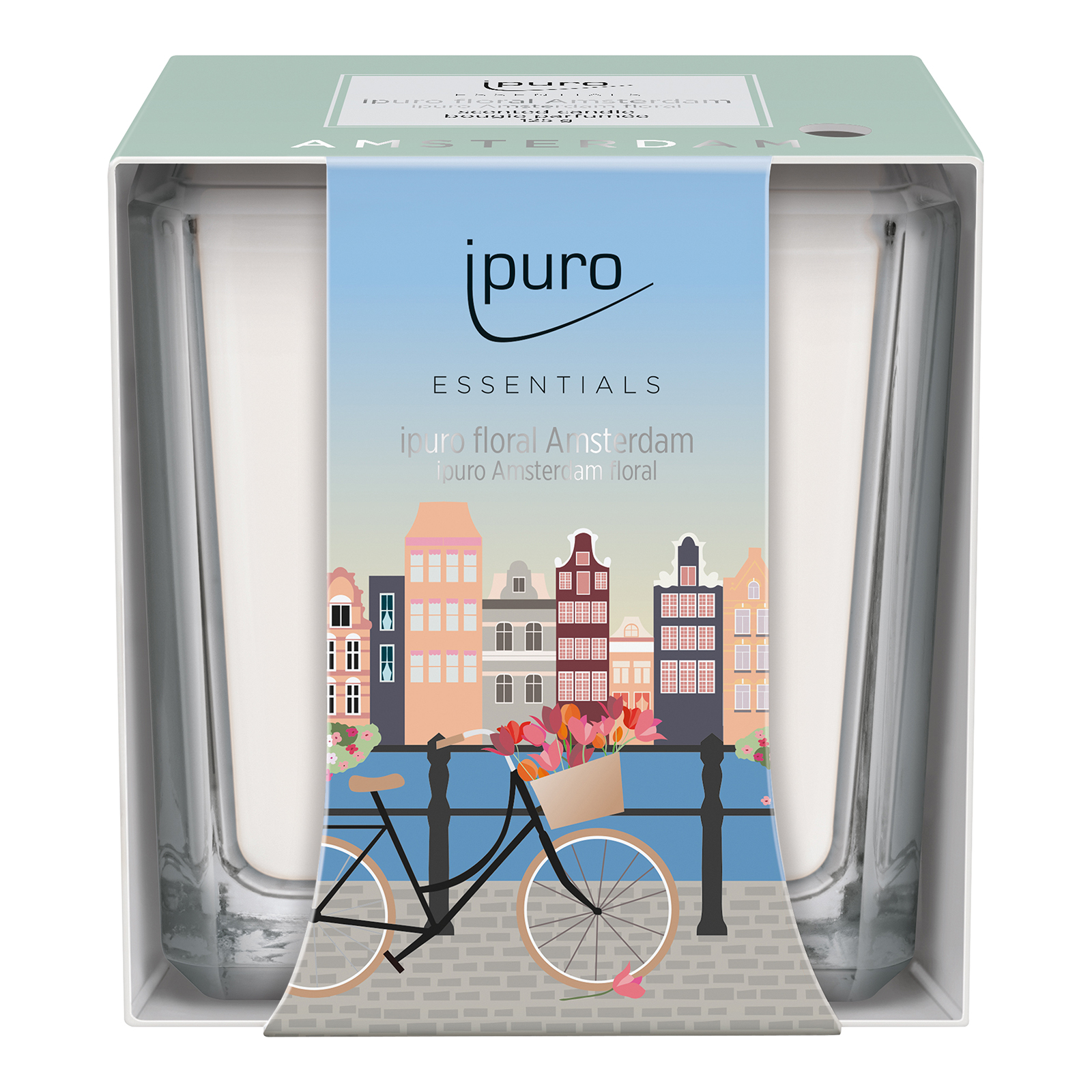 ipuro ESSENTIALS Duftkerze Floral Amsterdam